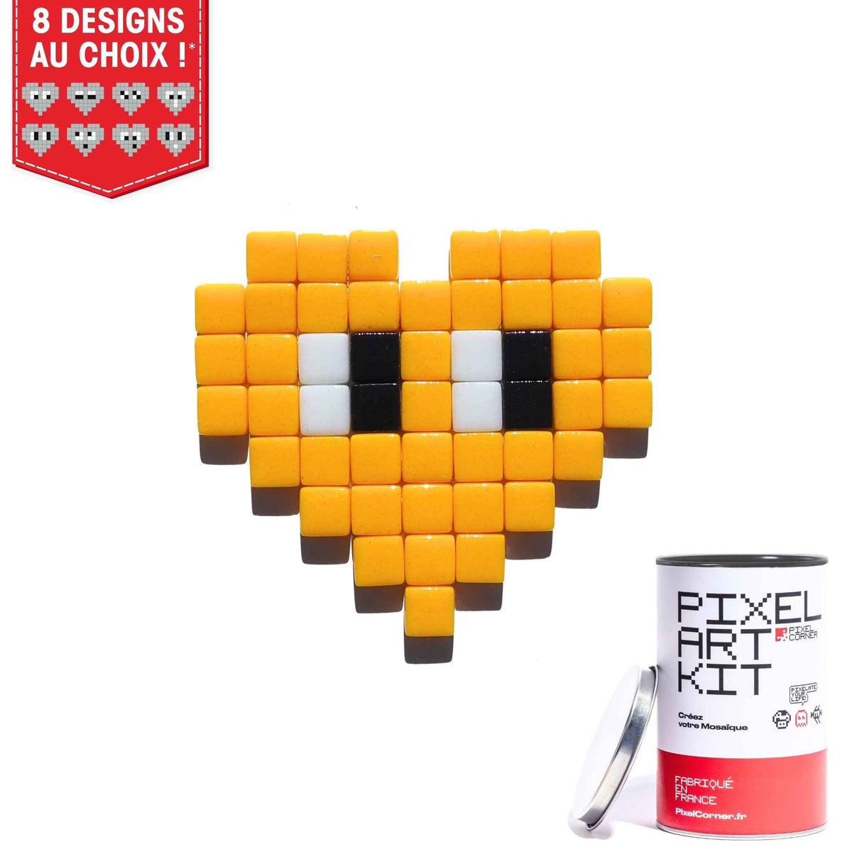 Pixel Art Kit "Coeur(s)" par Pixel Corner - Kits de loisirs créatifs