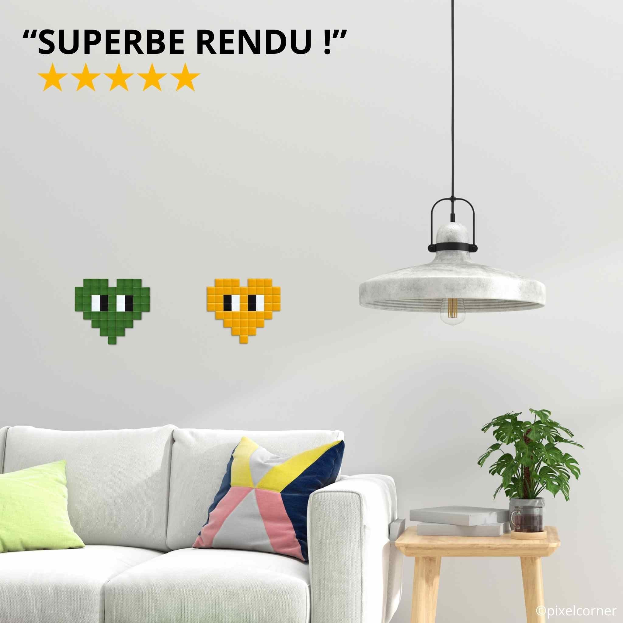 Pixel Art Kit "Coeur(s)" par Pixel Corner - Kits de loisirs créatifs