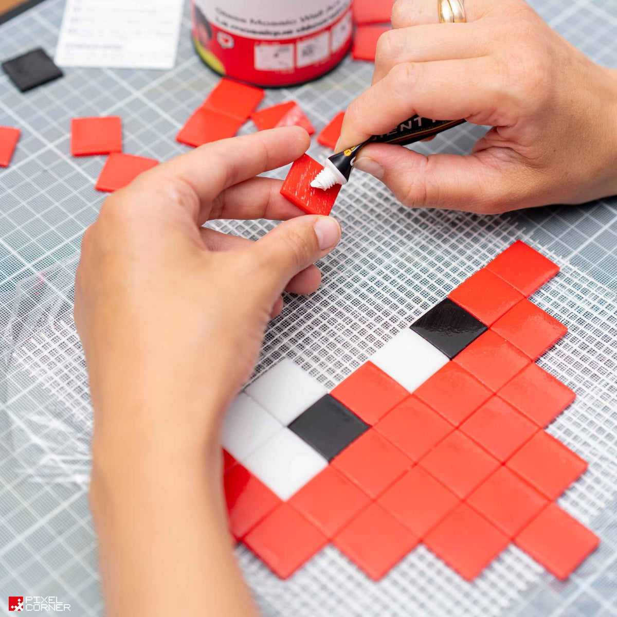 Pixel Art Kit "Coeur(s)" par Pixel Corner - Kits de loisirs créatifs