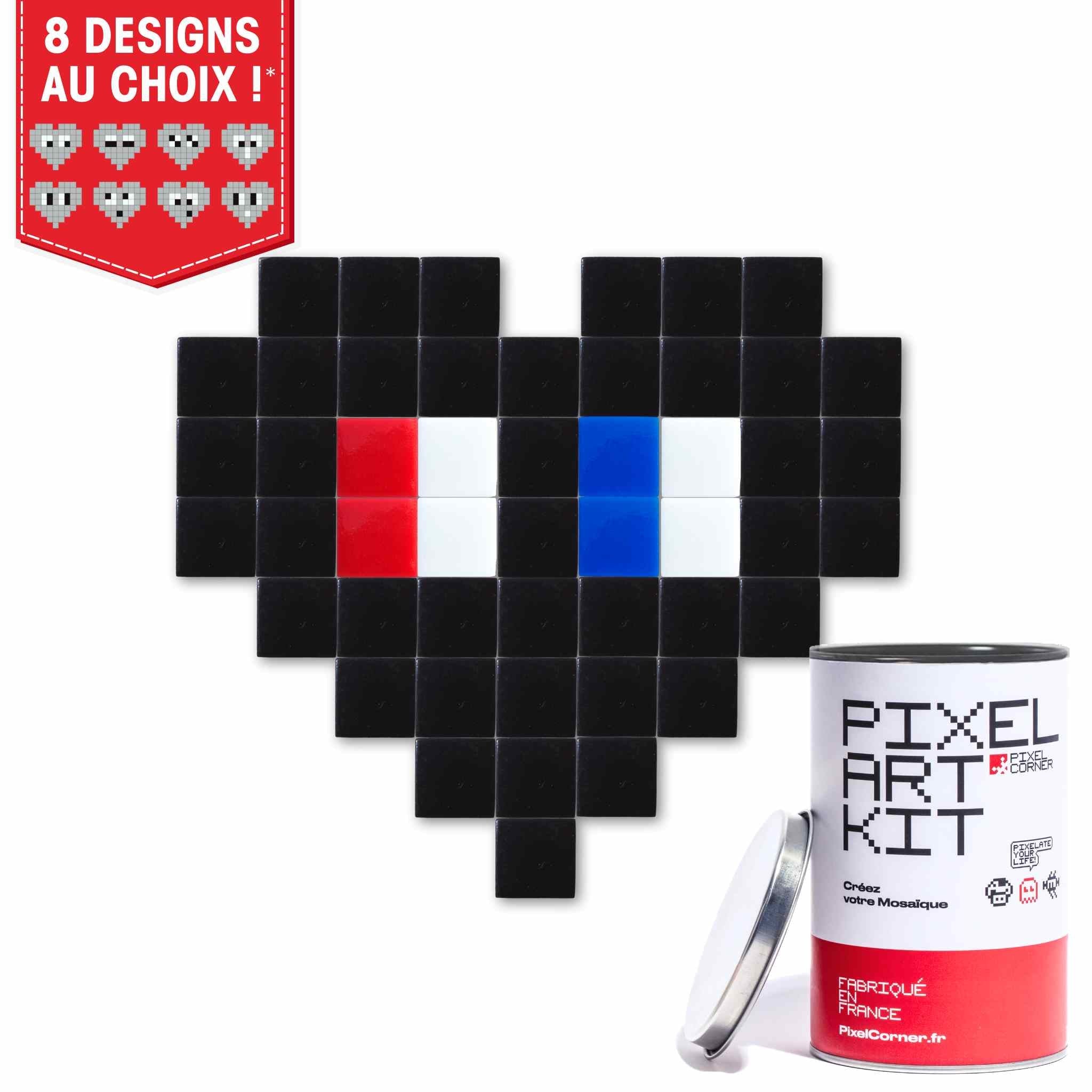Pixel Art Kit "Coeur(s)" par Pixel Corner - Kits de loisirs créatifs