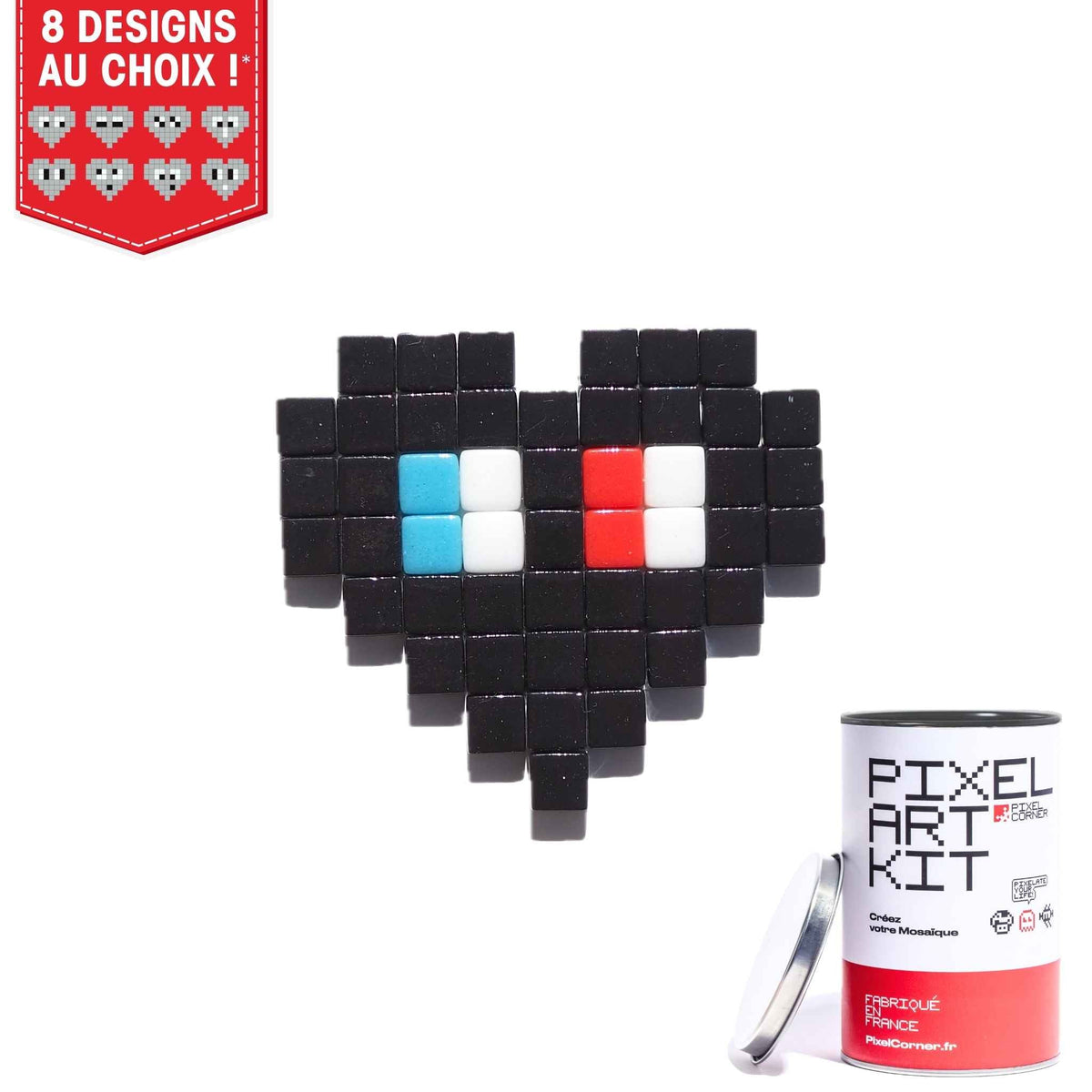 Pixel Art Kit "Coeur(s)" par Pixel Corner - Kits de loisirs créatifs
