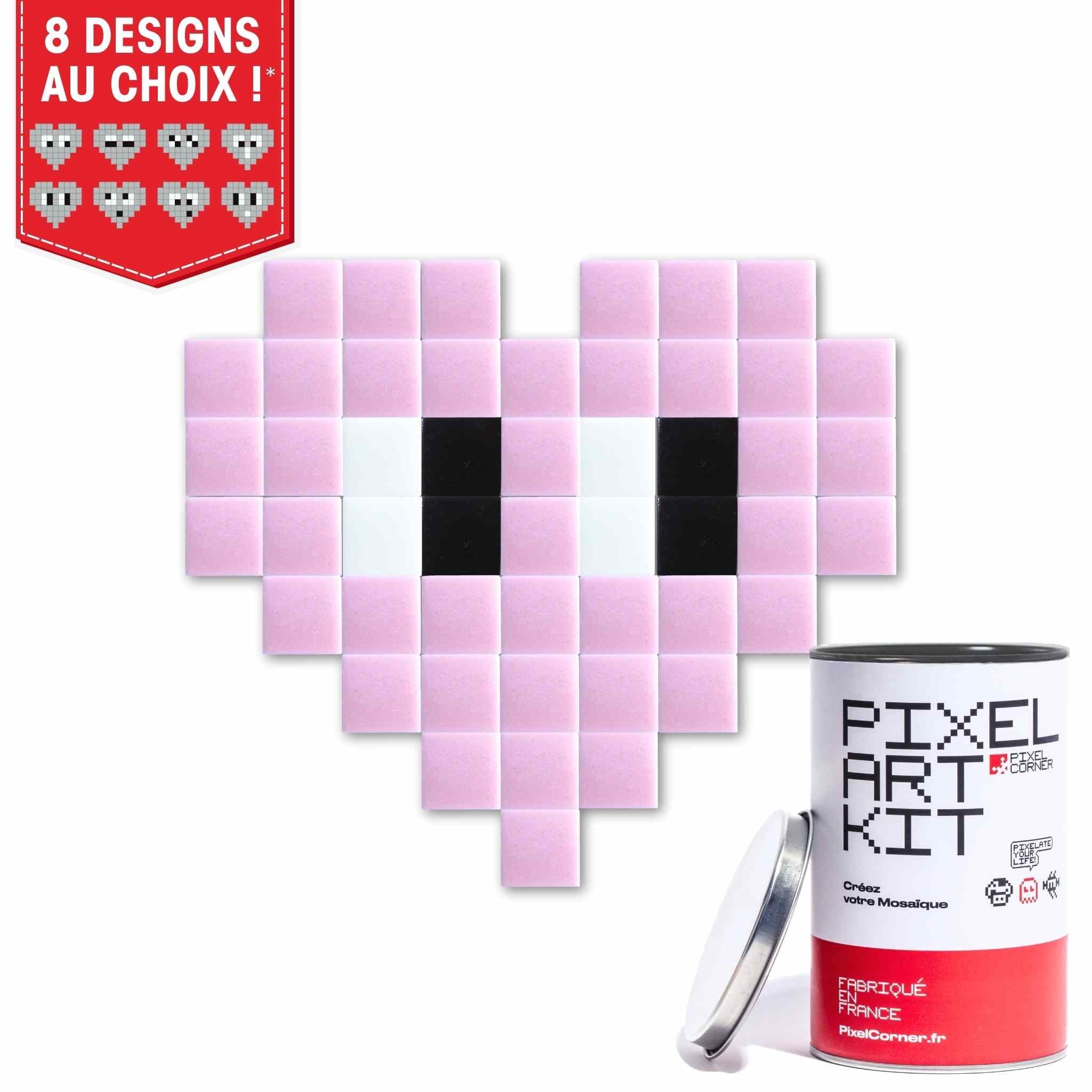 Pixel Art Kit "Coeur(s)" par Pixel Corner - Kits de loisirs créatifs
