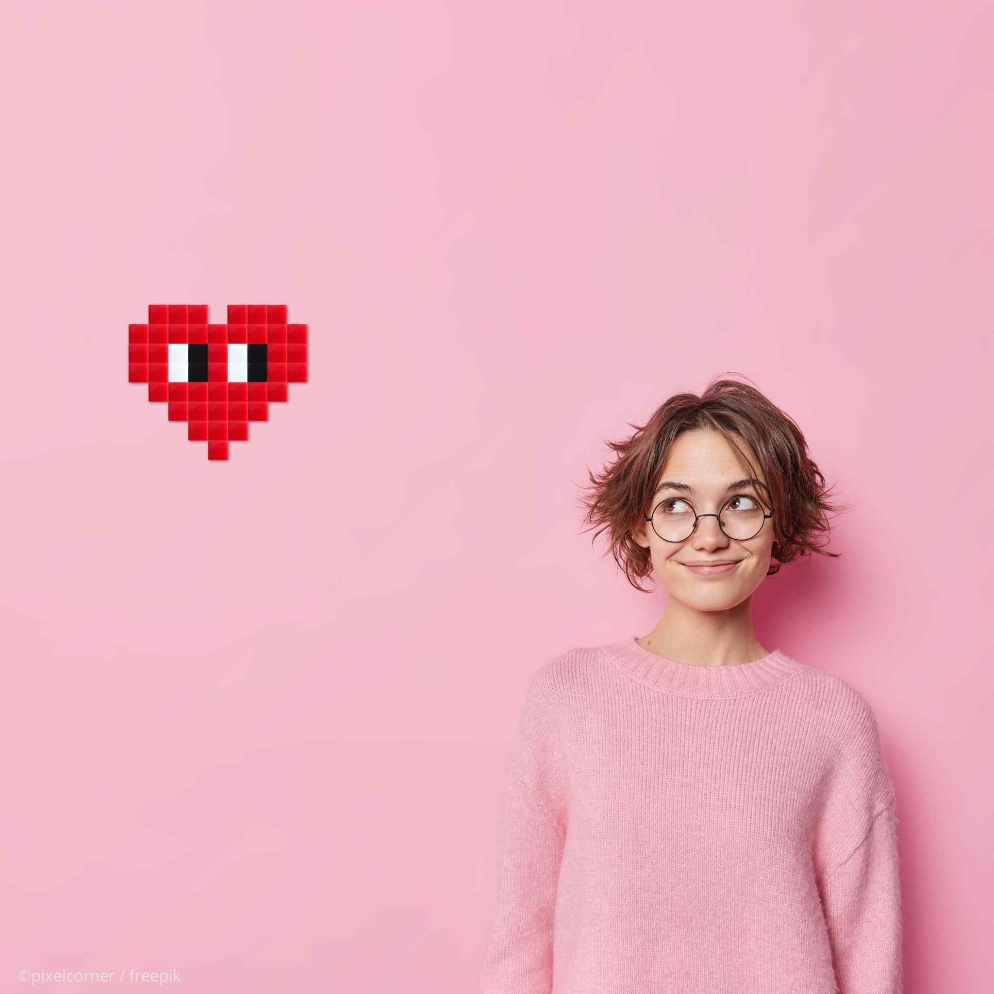 Pixel Art Kit "Coeur(s)" par Pixel Corner - Kits de loisirs créatifs