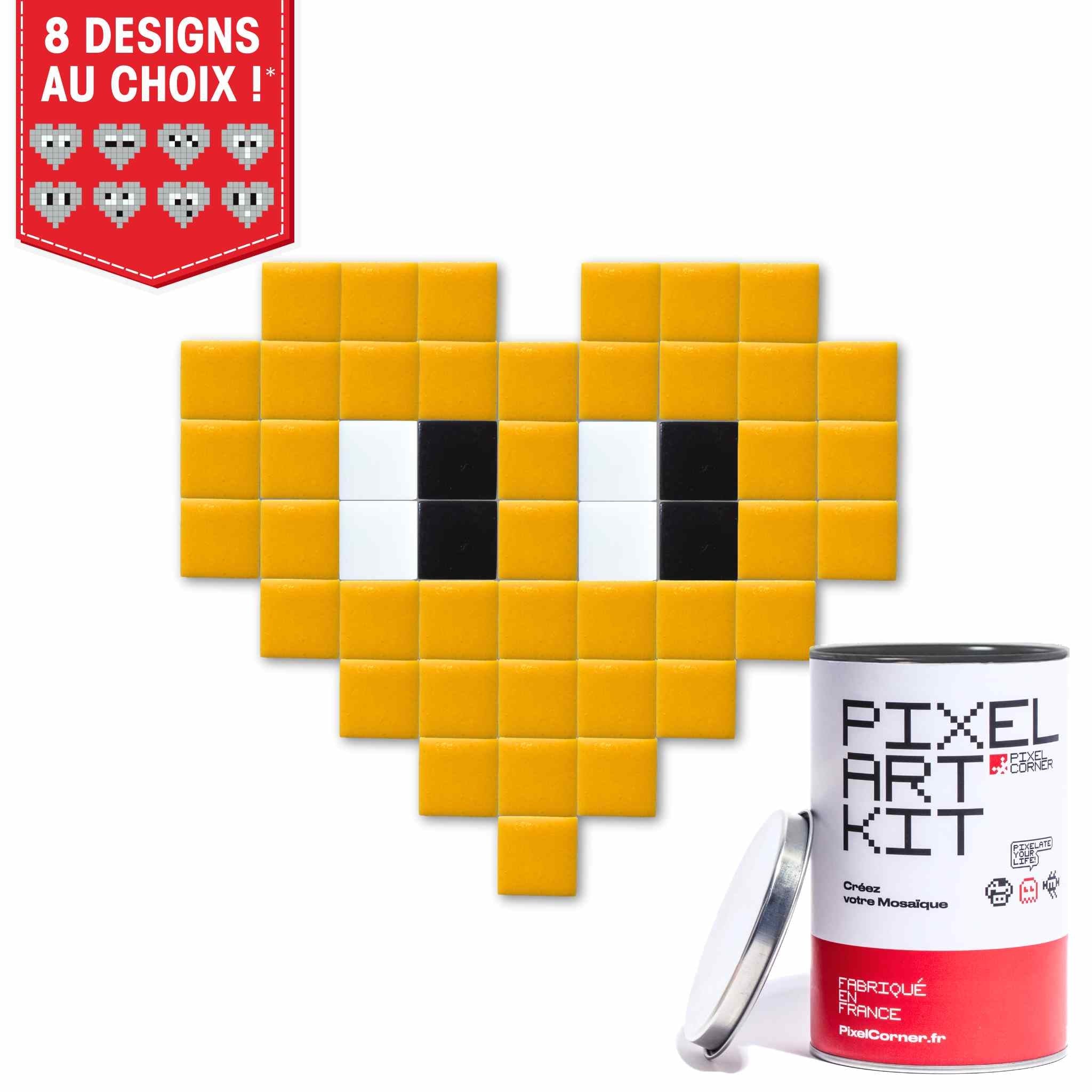 Pixel Art Kit "Coeur(s)" par Pixel Corner - Kits de loisirs créatifs