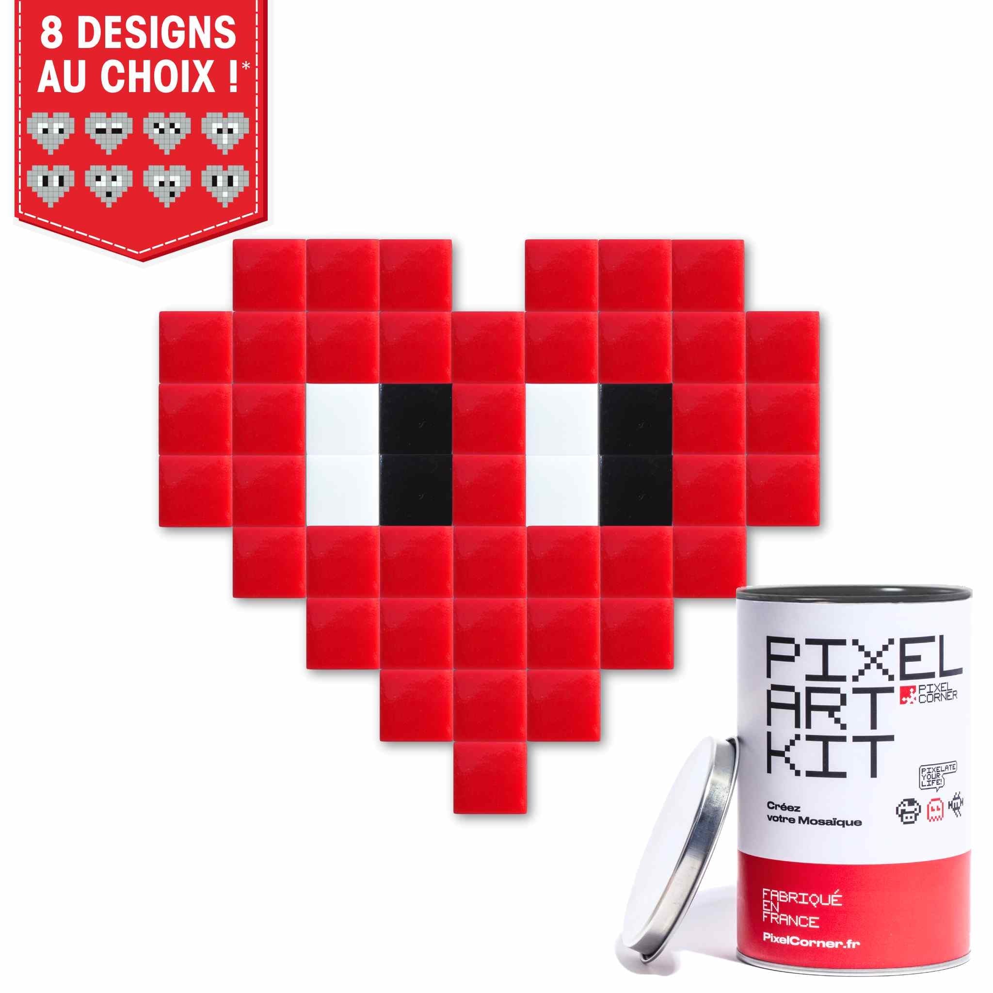 Pixel Art Kit "Coeur(s)" par Pixel Corner - Kits de loisirs créatifs