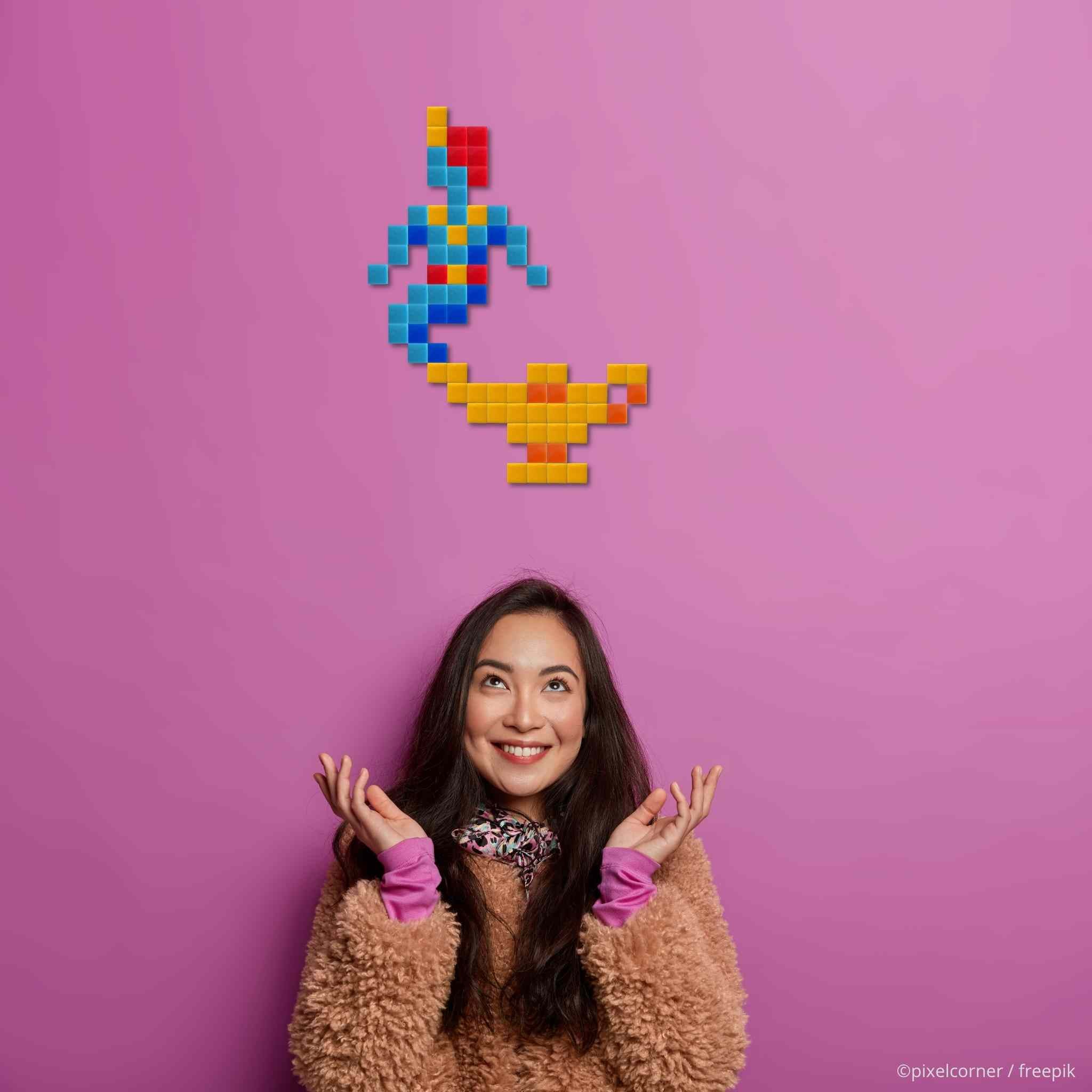 Pixel Art Kit "Djinn" par Pixel Corner - Kits de loisirs créatifs