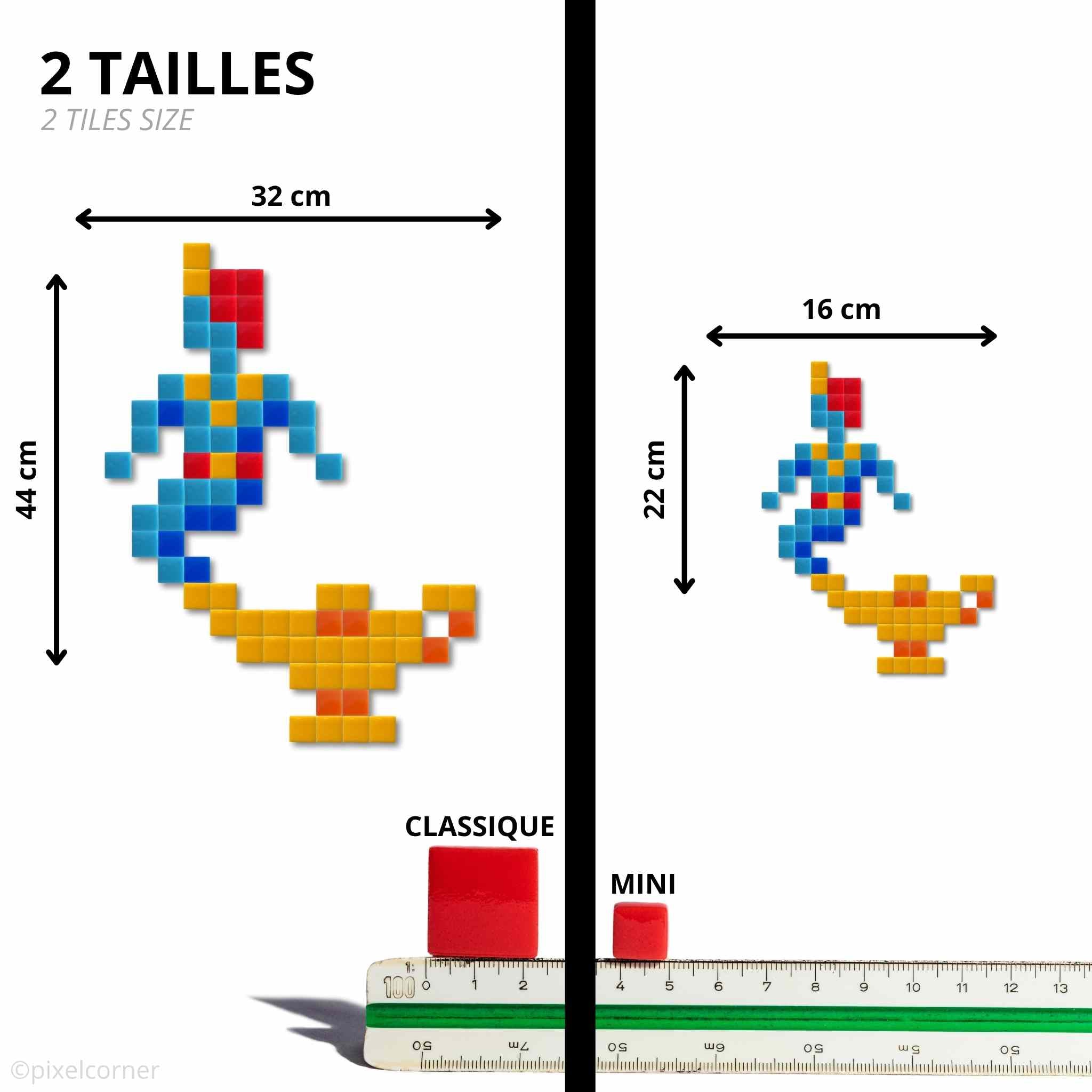 Pixel Art Kit "Djinn" par Pixel Corner - Kits de loisirs créatifs