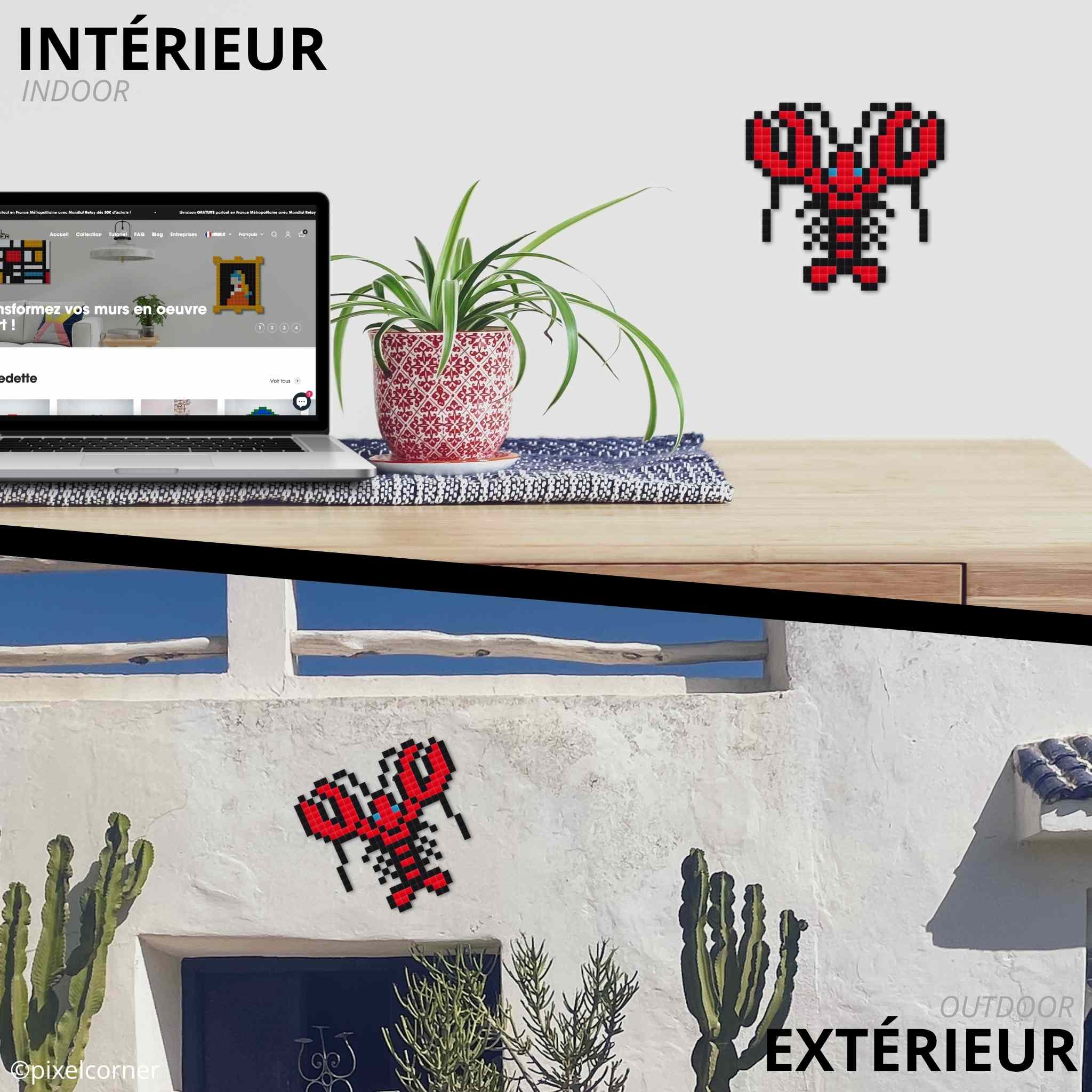 Pixel Art Kit "Don Homard" par Pixel Corner - Kits de loisirs créatifs