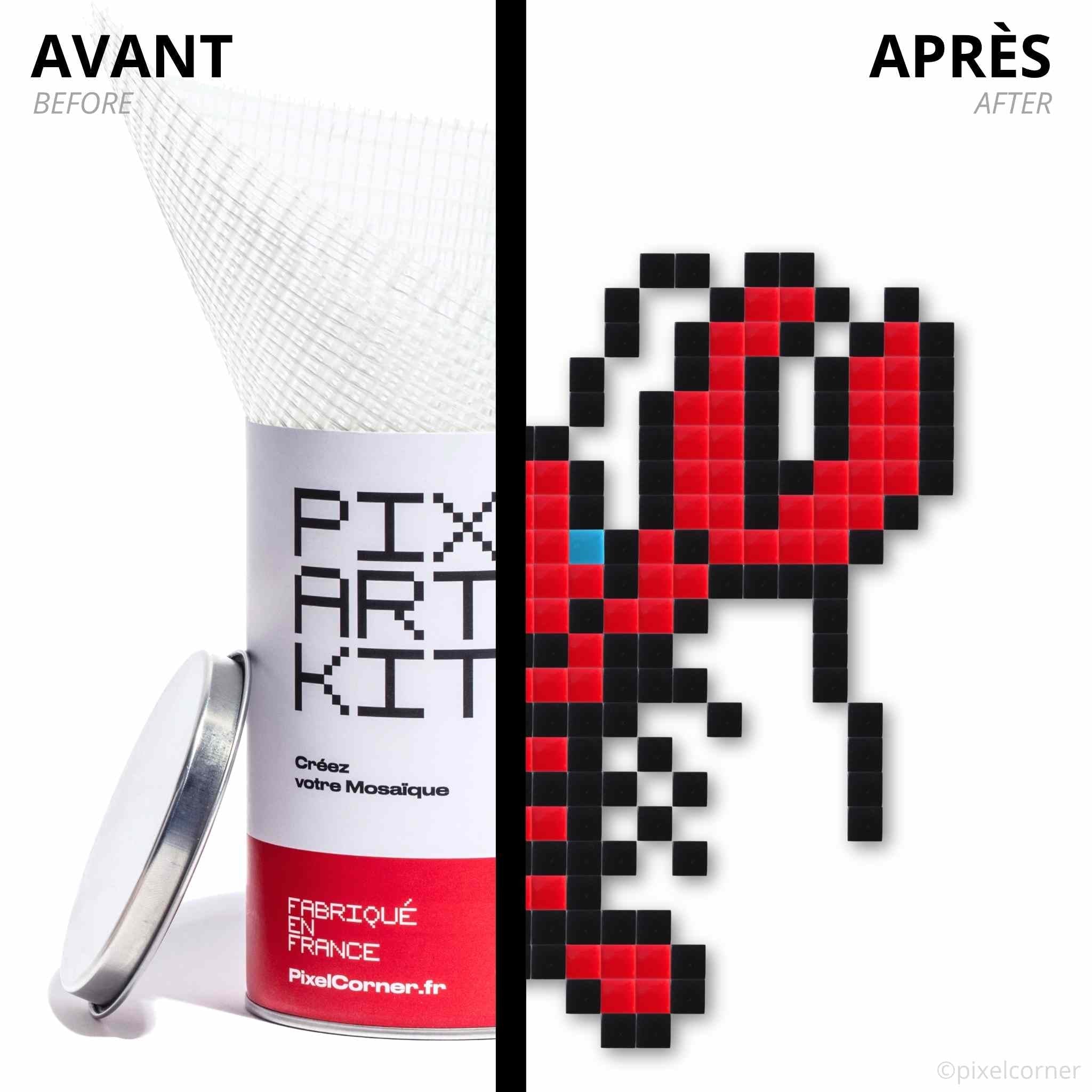 Pixel Art Kit "Don Homard" par Pixel Corner - Kits de loisirs créatifs