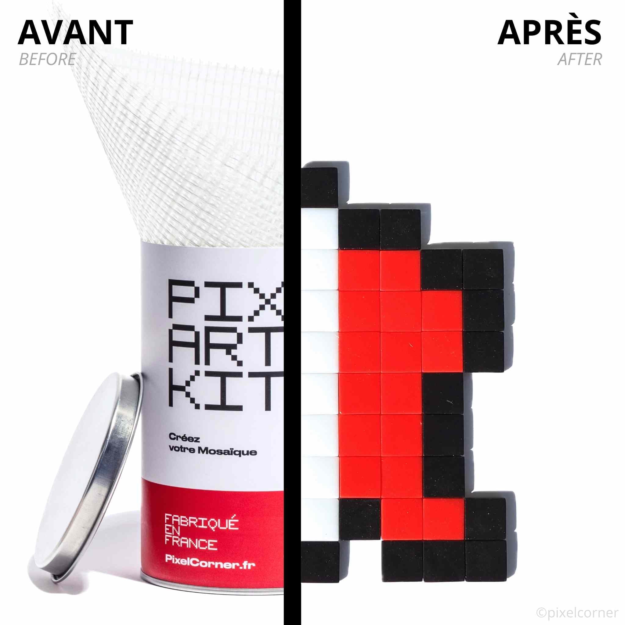 Pixel Art Kit "Douce France" par Pixel Corner - Kits de loisirs créatifs