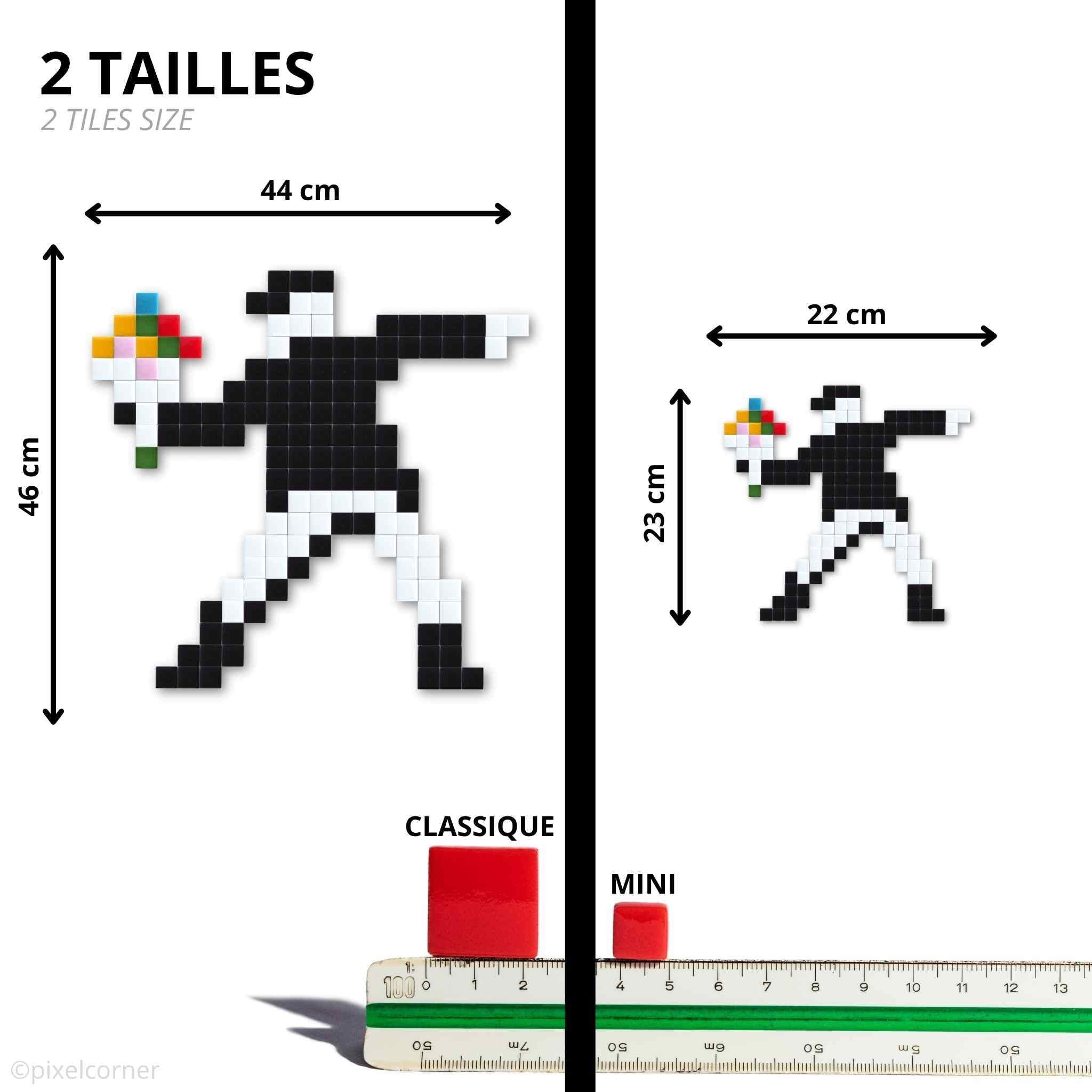 Pixel Art Kit "Flower Thrower" par Pixel Corner - Kits de loisirs créatifs