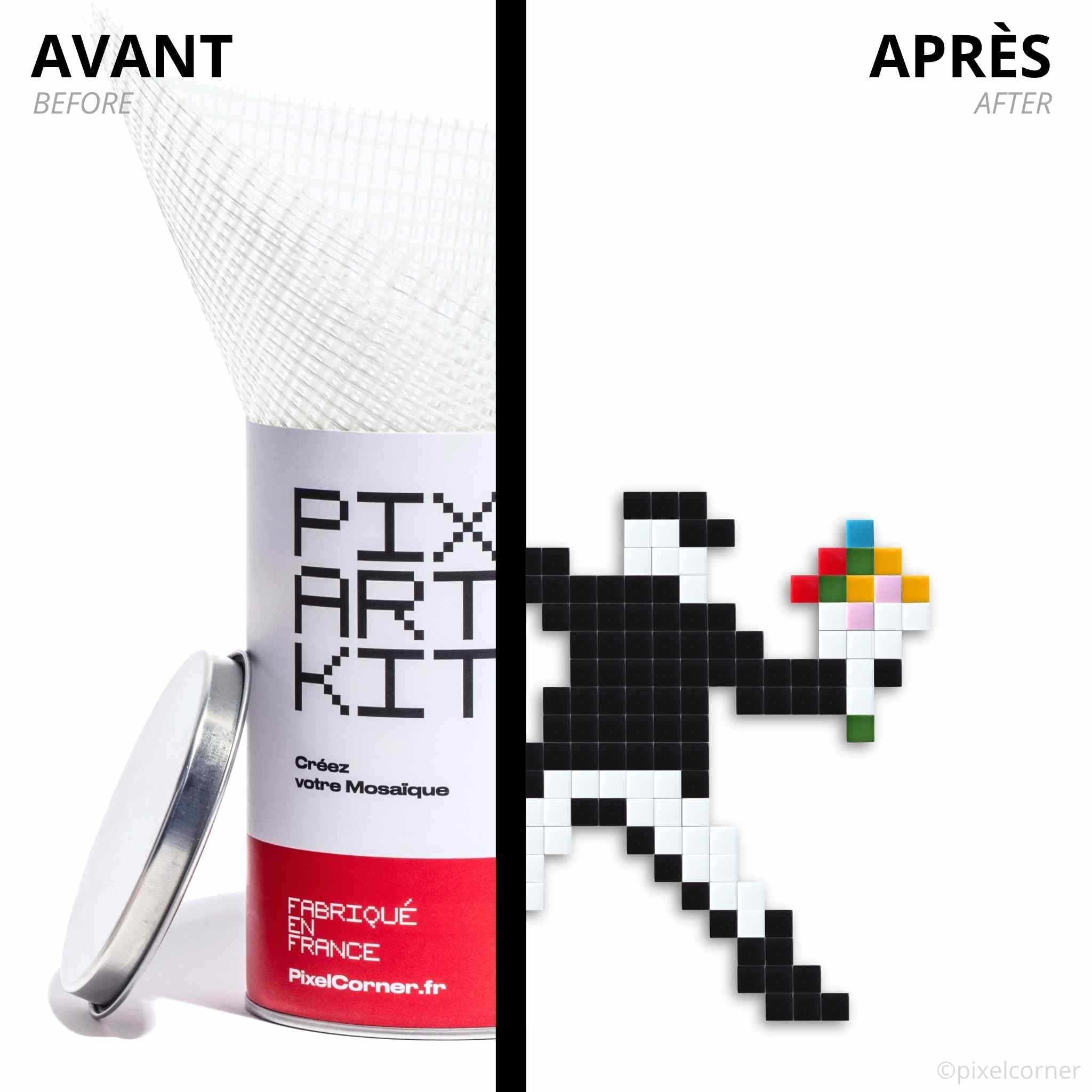 Pixel Art Kit "Flower Thrower" par Pixel Corner - Kits de loisirs créatifs