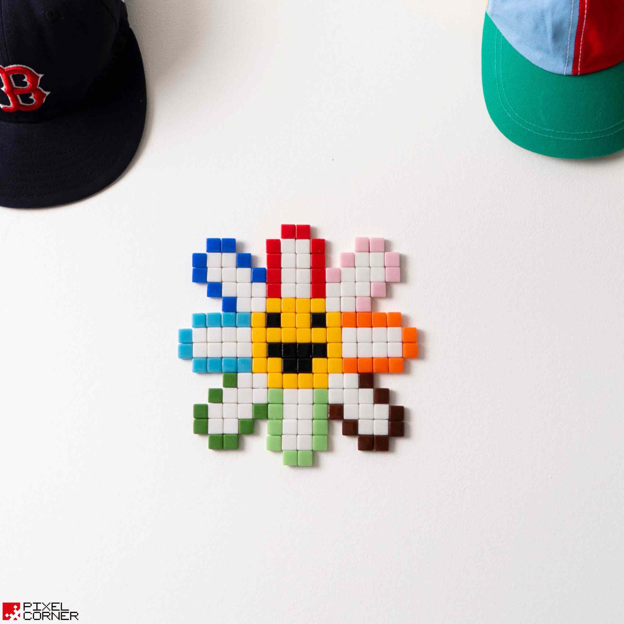 Pixel Art Kit "Flower(s) - Power & Lover" par Pixel Corner - Kits de loisirs créatifs