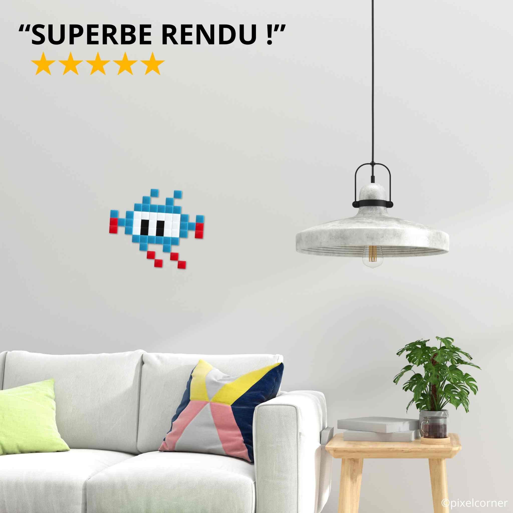 Pixel Art Kit "Flying Bot" par Pixel Corner - Kits de loisirs créatifs