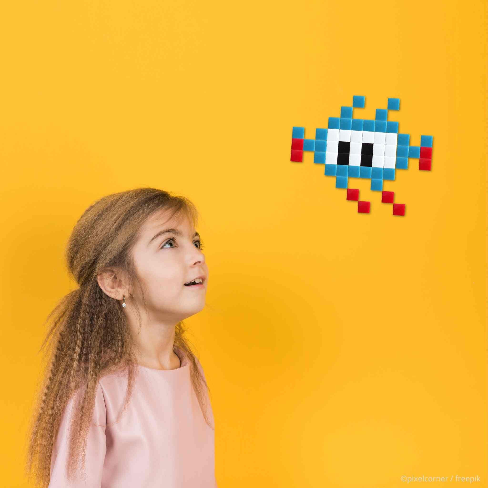 Pixel Art Kit "Flying Bot" par Pixel Corner - Kits de loisirs créatifs