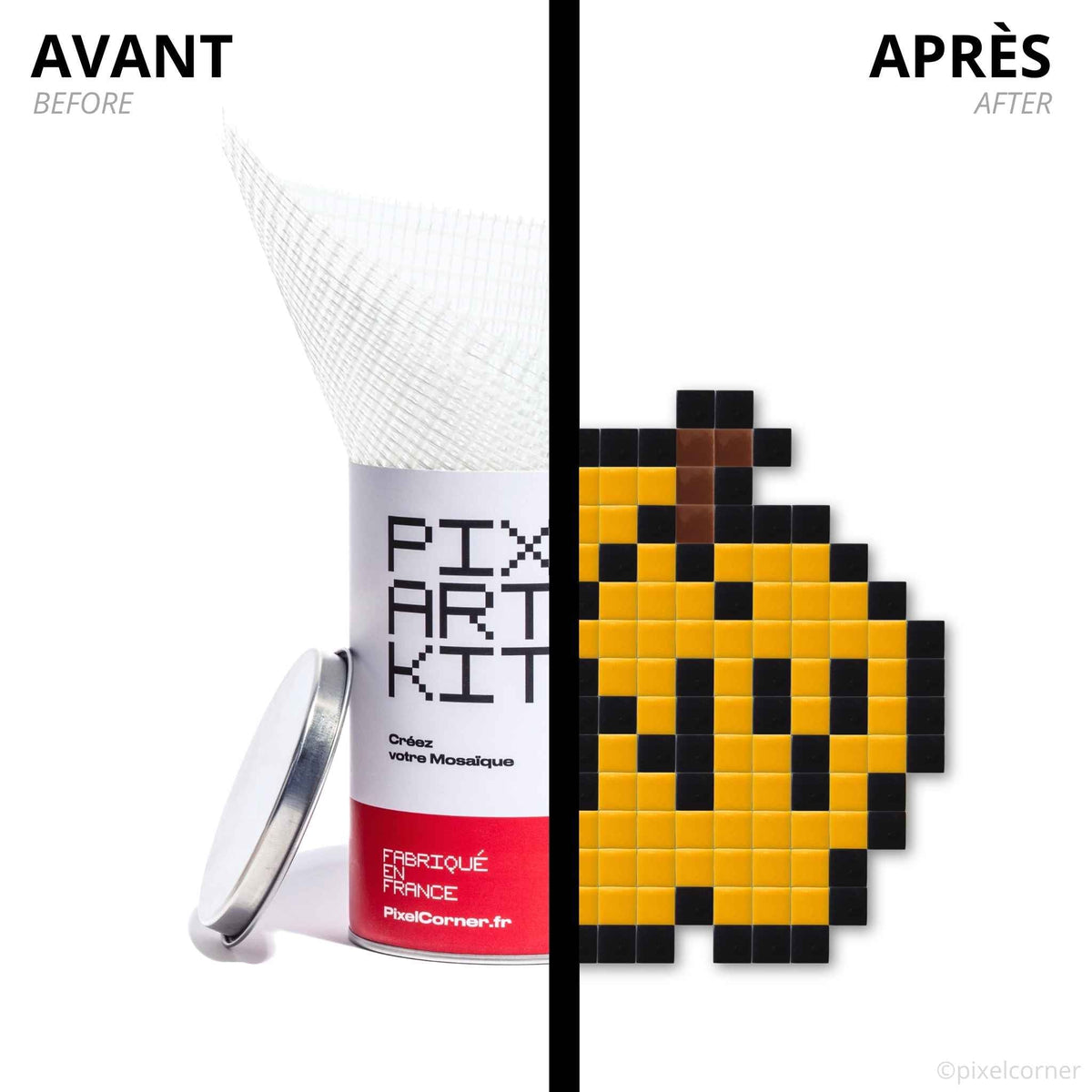 Pixel Art Kit "Grosse Pomme" par Pixel Corner - Kits de loisirs créatifs