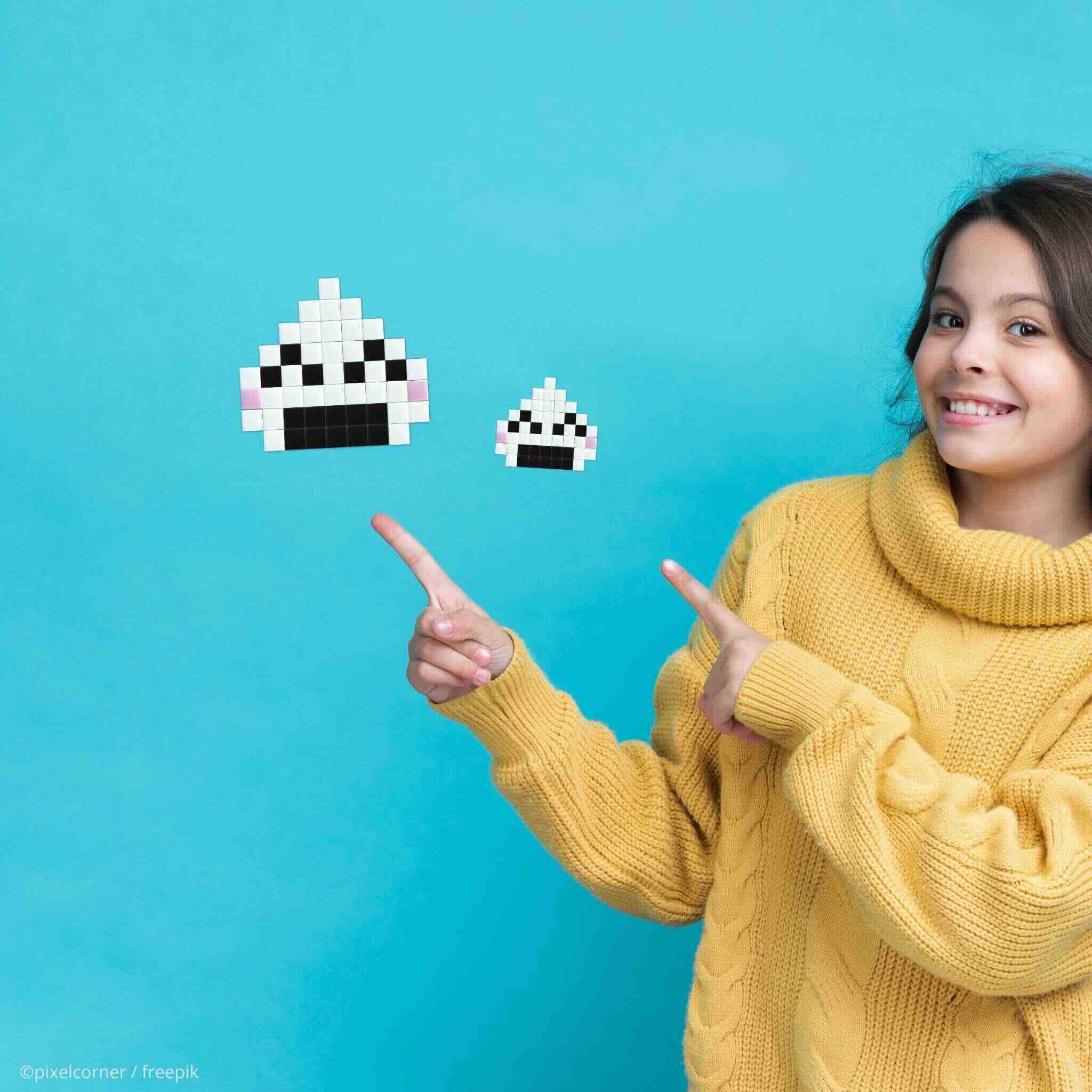 Pixel Art Kit "Happy - Giri" par Pixel Corner - Kits de loisirs créatifs