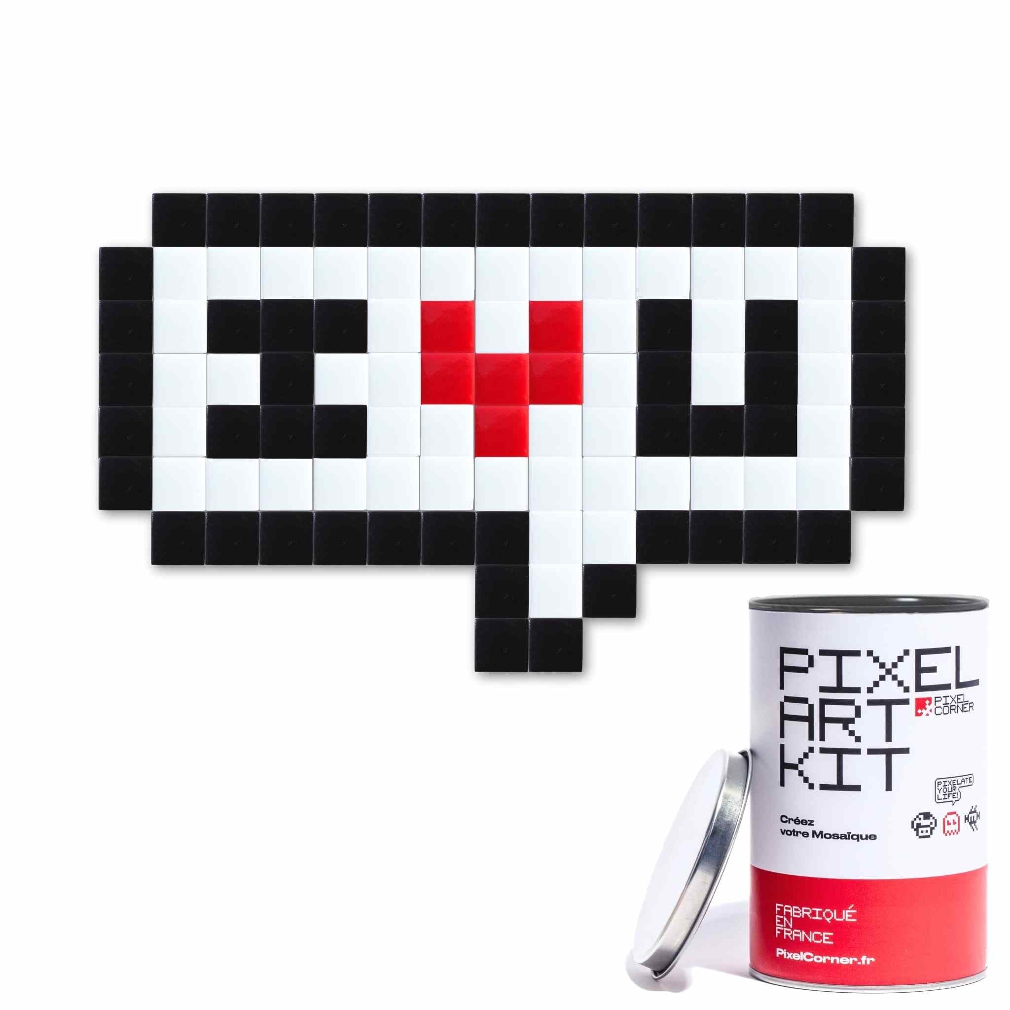 Pixel Art Kit "I ❤️ U" par Pixel Corner - Kits de loisirs créatifs