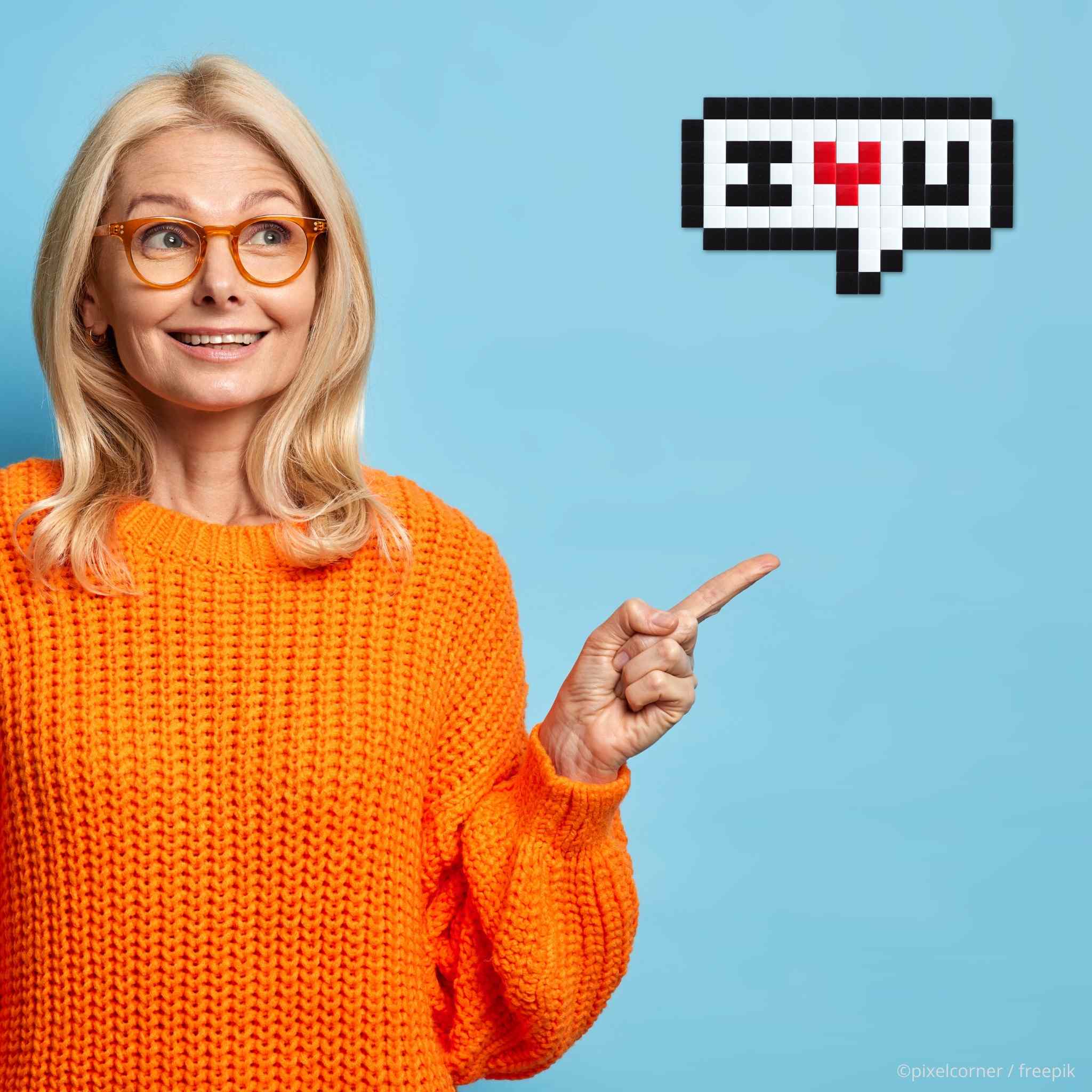 Pixel Art Kit "I ❤️ U" par Pixel Corner - Kits de loisirs créatifs