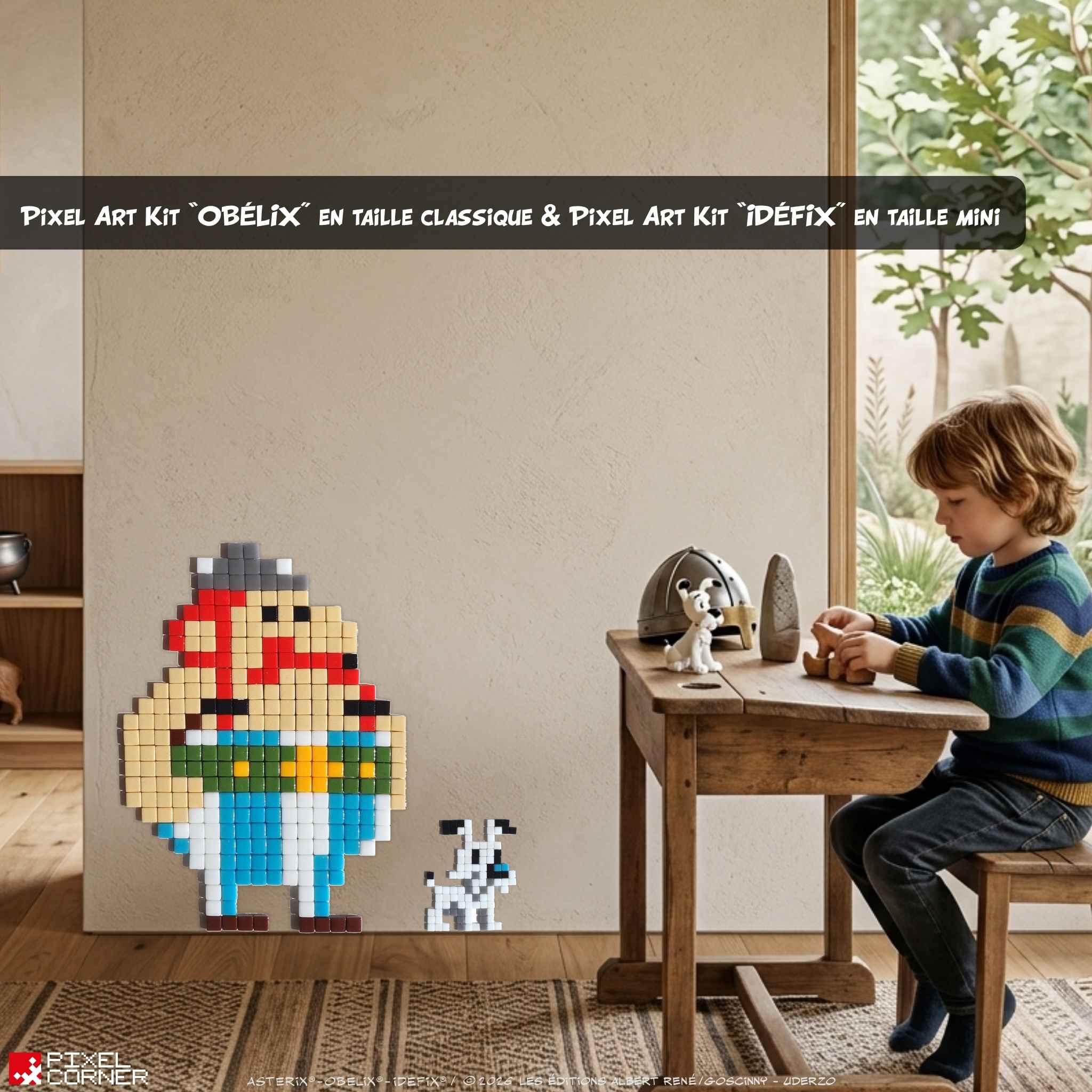 Pixel Art Kit “Idéfix®” par Pixel Corner - Kits de loisirs créatifs