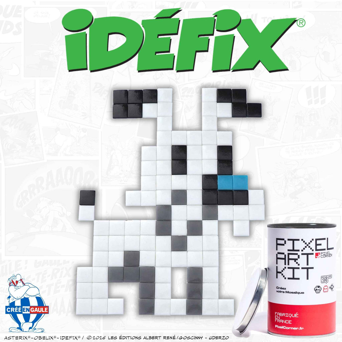 Pixel Art Kit “Idéfix®” par Pixel Corner - Kits de loisirs créatifs