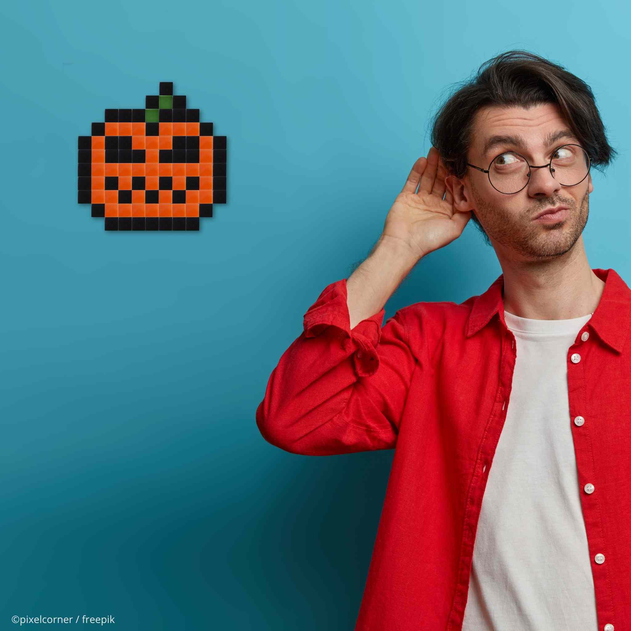 Pixel Art Kit "Jack'O" par Pixel Corner - Kits de loisirs créatifs