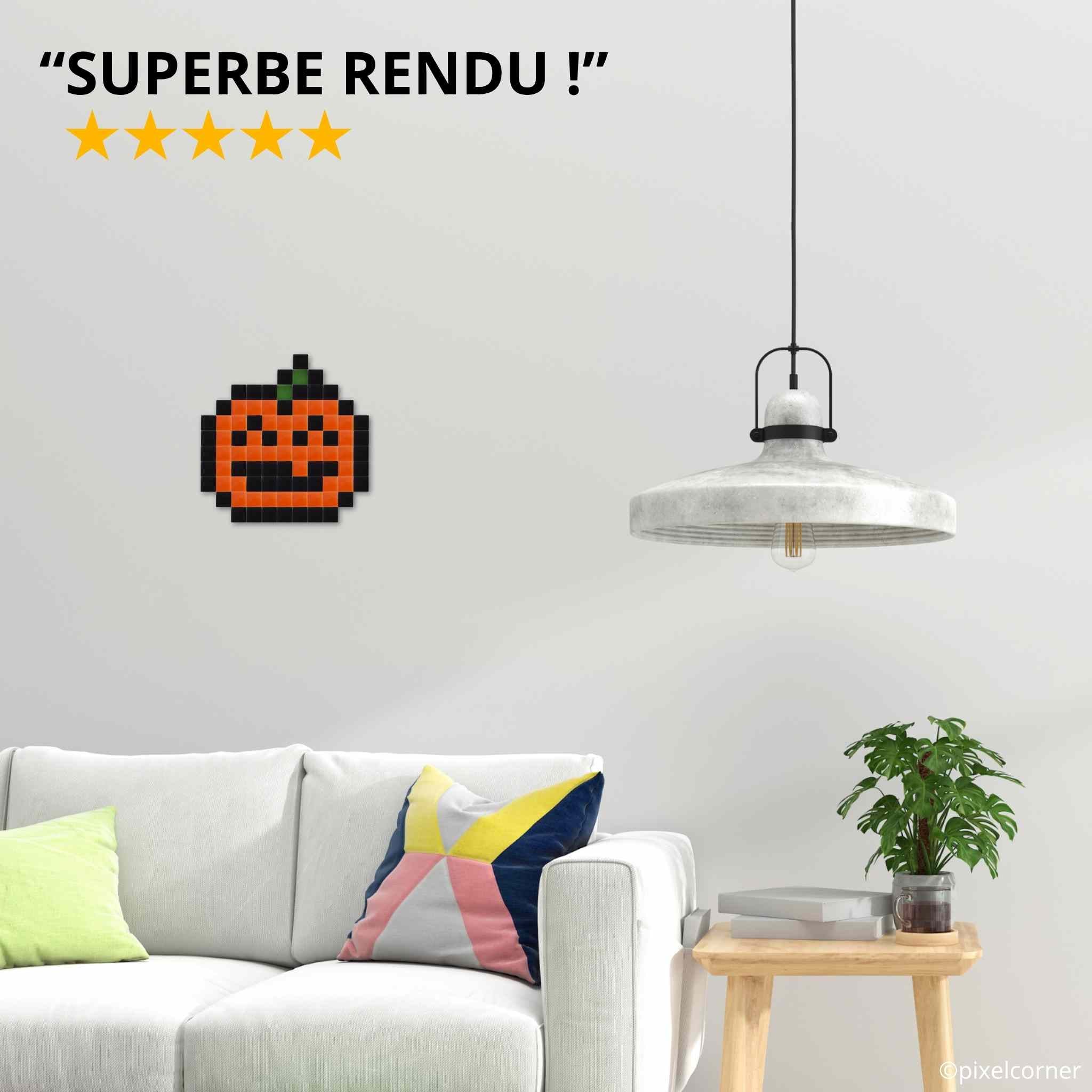 Pixel Art Kit "Jack'O" par Pixel Corner - Kits de loisirs créatifs