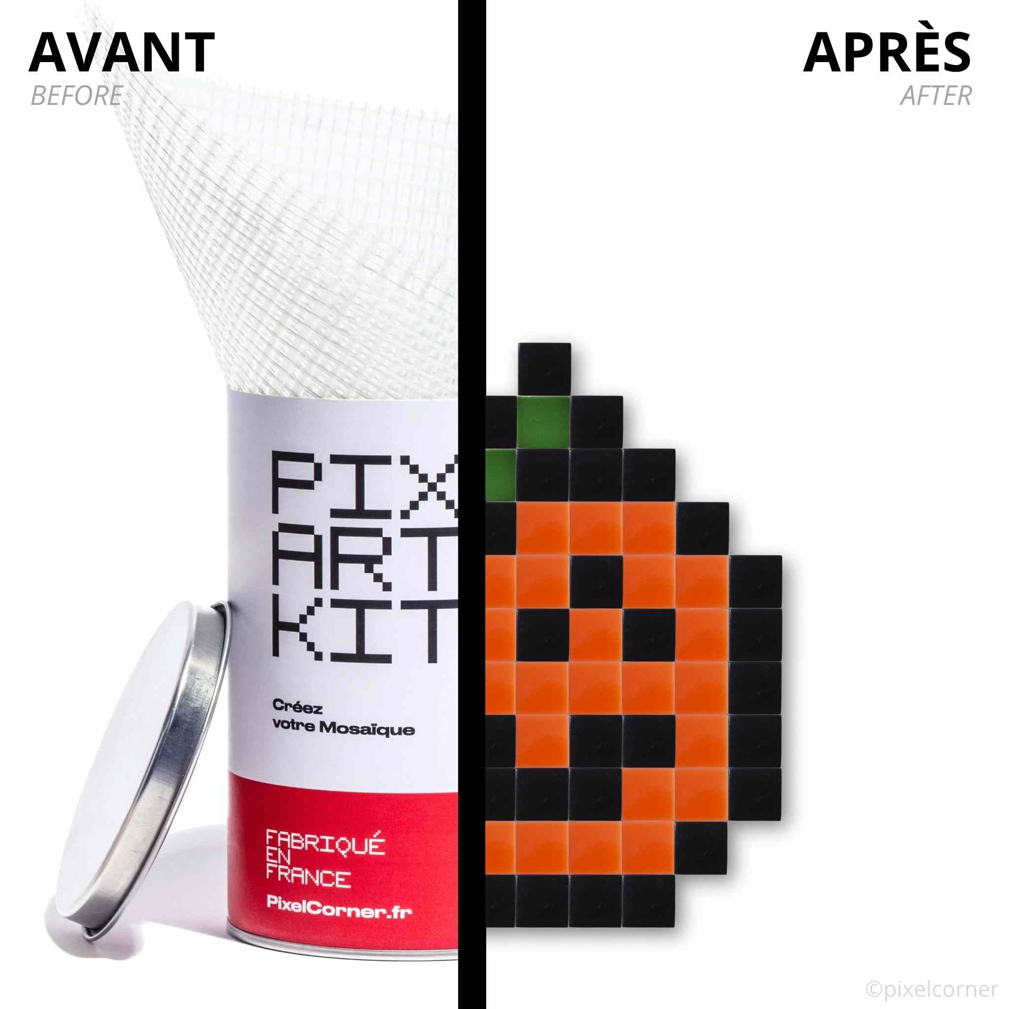 Pixel Art Kit "Jack'O" par Pixel Corner - Kits de loisirs créatifs