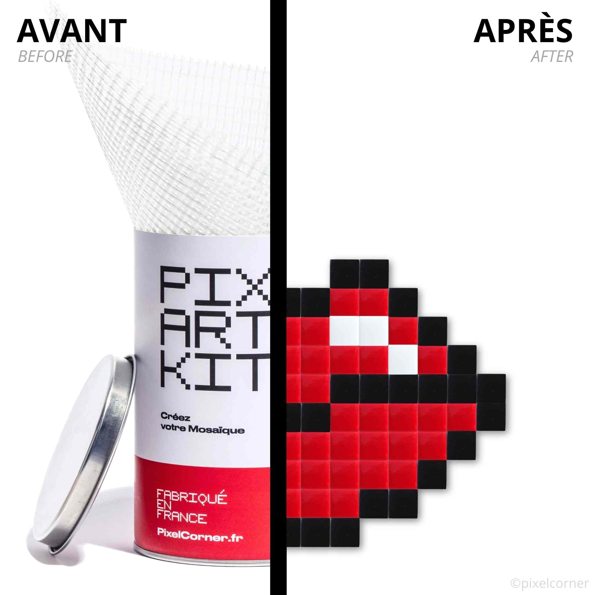 Pixel Art Kit "KissPix" par Pixel Corner - Kits de loisirs créatifs