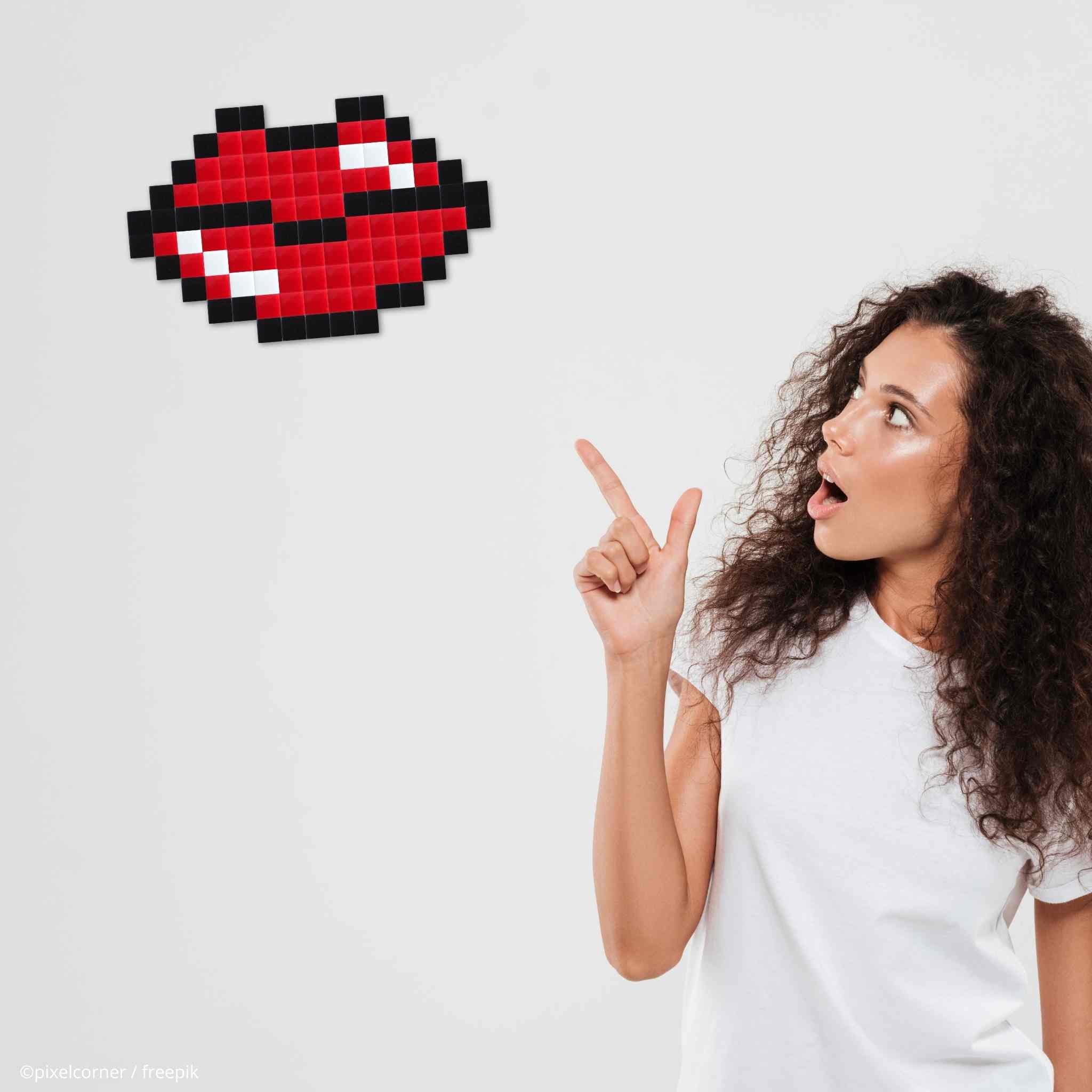 Pixel Art Kit "KissPix" par Pixel Corner - Kits de loisirs créatifs