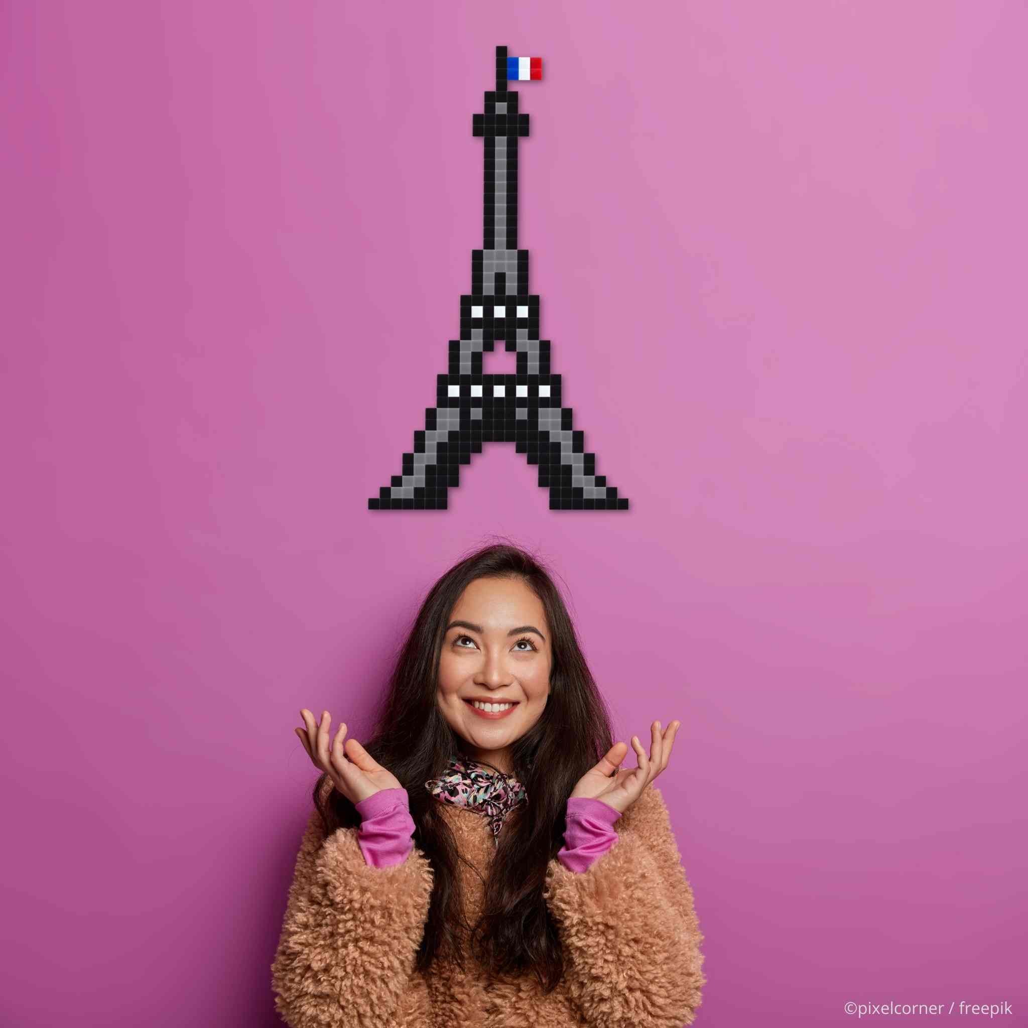 Pixel Art Kit "La Dame de Fer" par Pixel Corner - Kits de loisirs créatifs