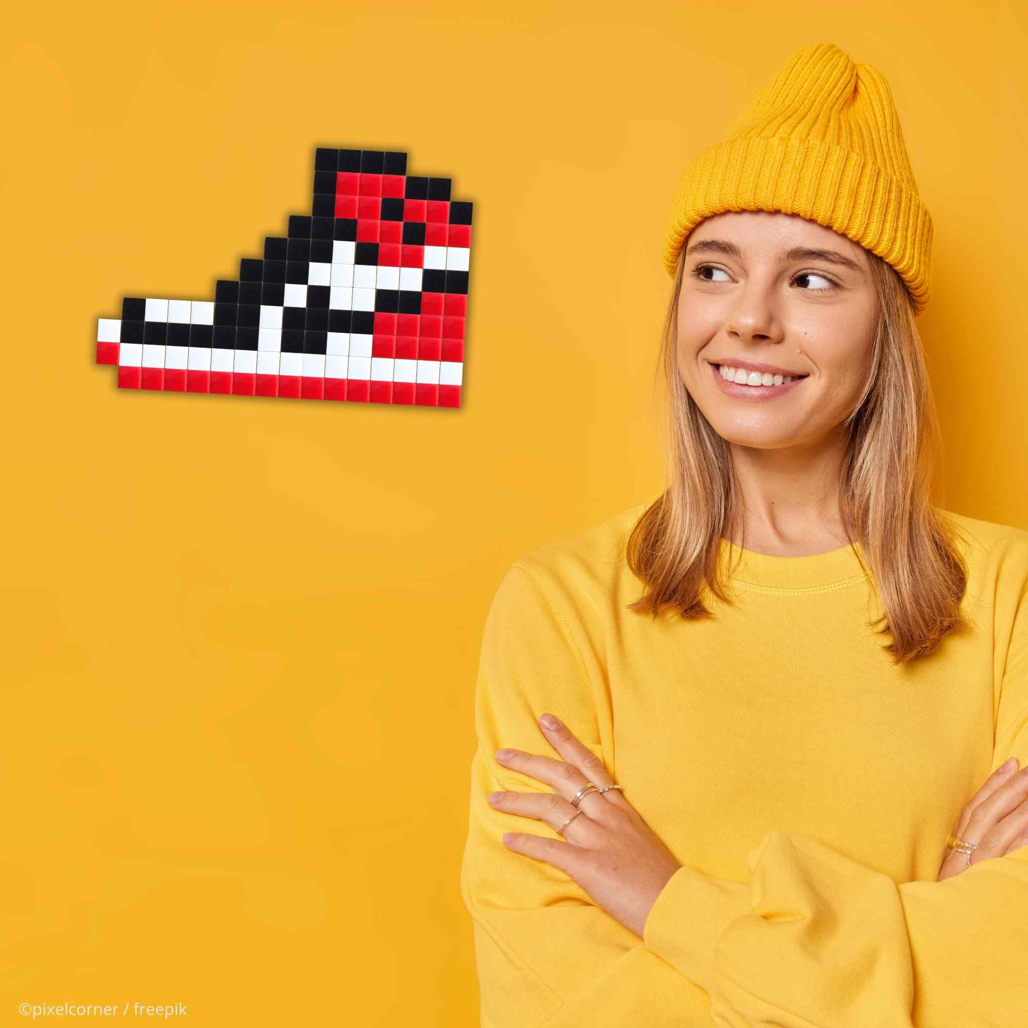 Pixel Art Kit "La Sneaker(s)" par Pixel Corner - Kits de loisirs créatifs