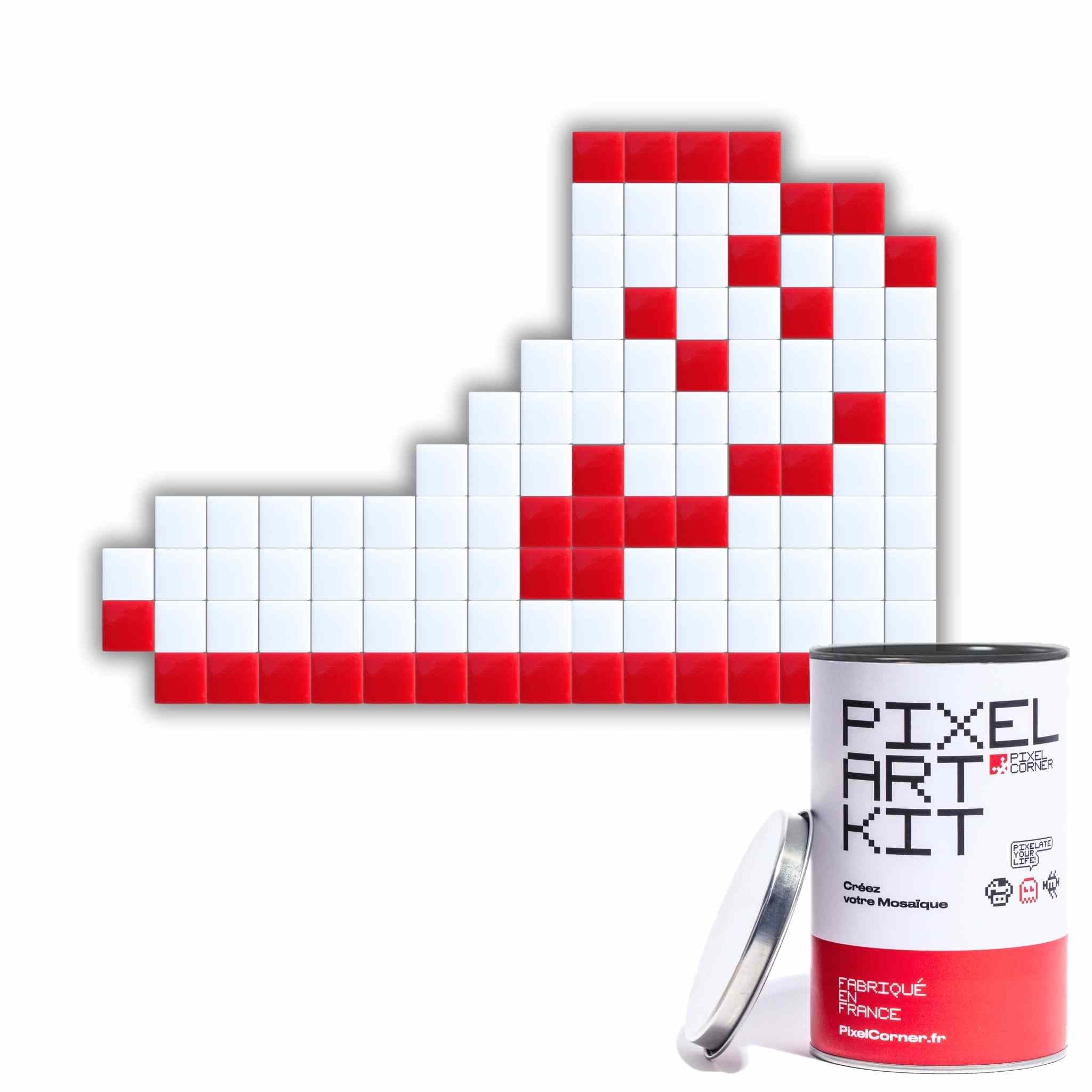 Pixel Art Kit "La Sneaker(s)" par Pixel Corner - Kits de loisirs créatifs