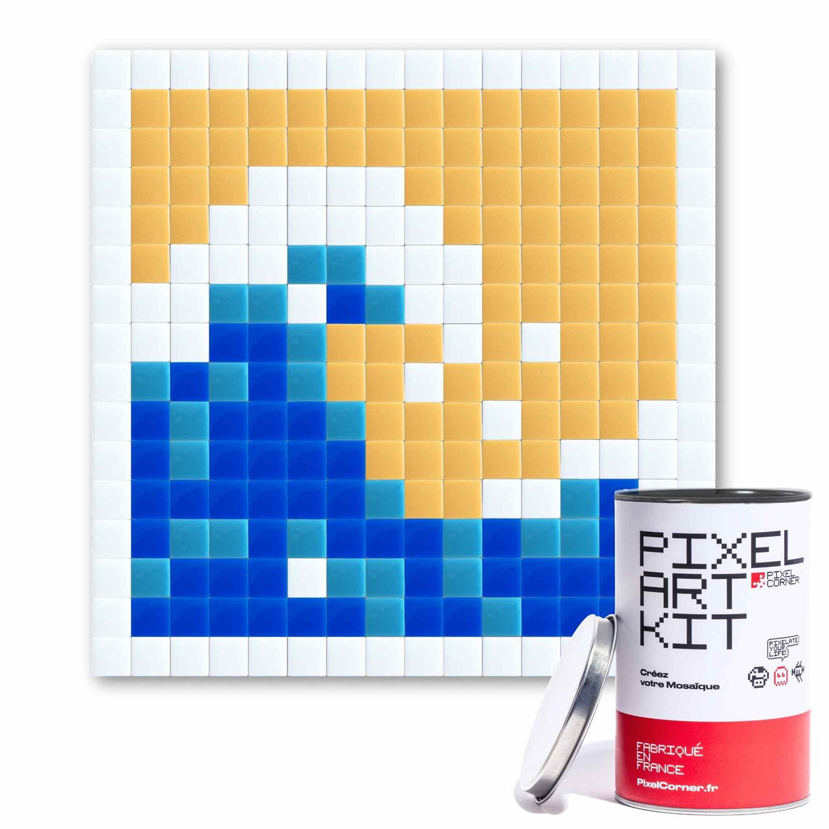 Pixel Art Kit "La Vague" par Pixel Corner - Kits de loisirs créatifs