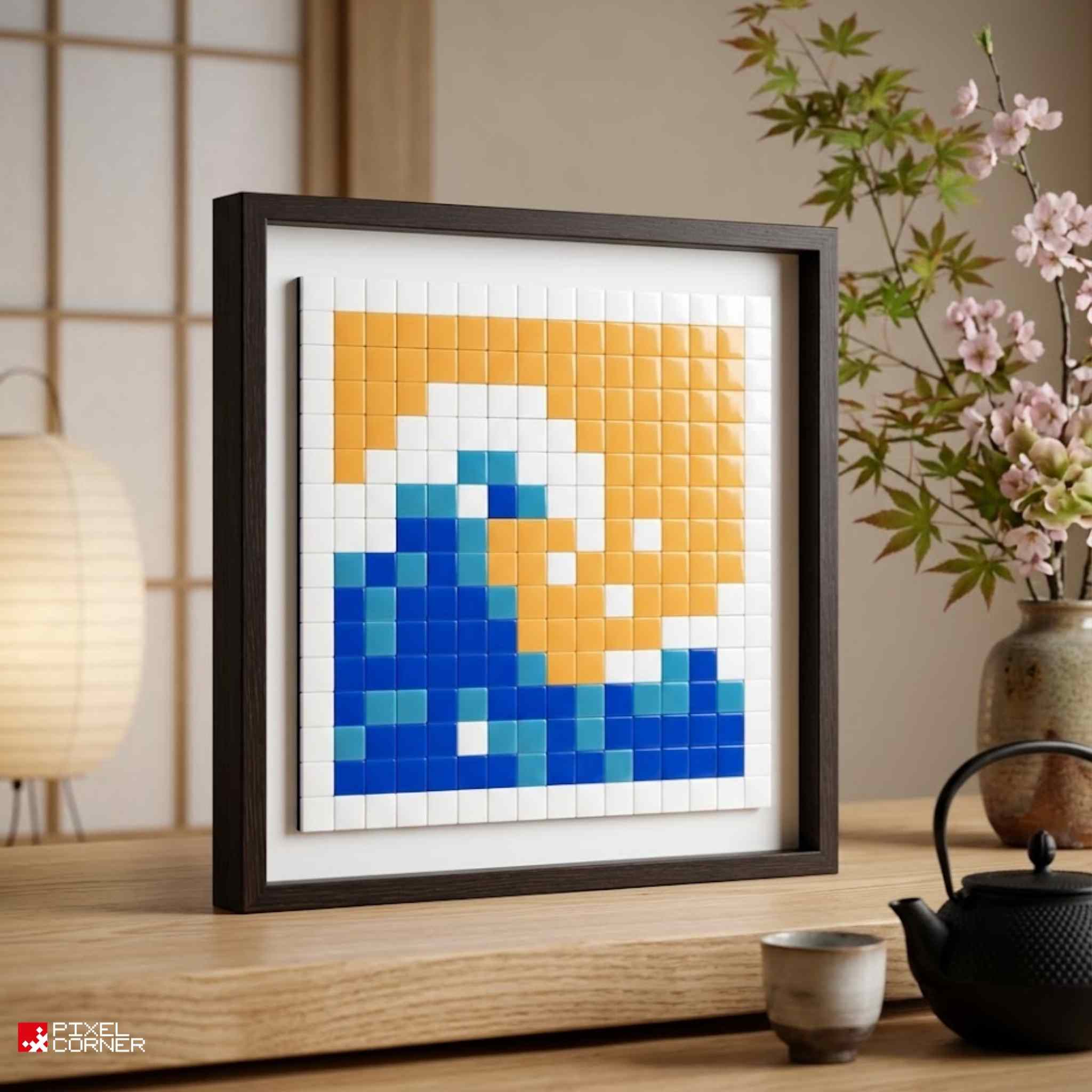 Pixel Art Kit "La Vague" par Pixel Corner - Kits de loisirs créatifs