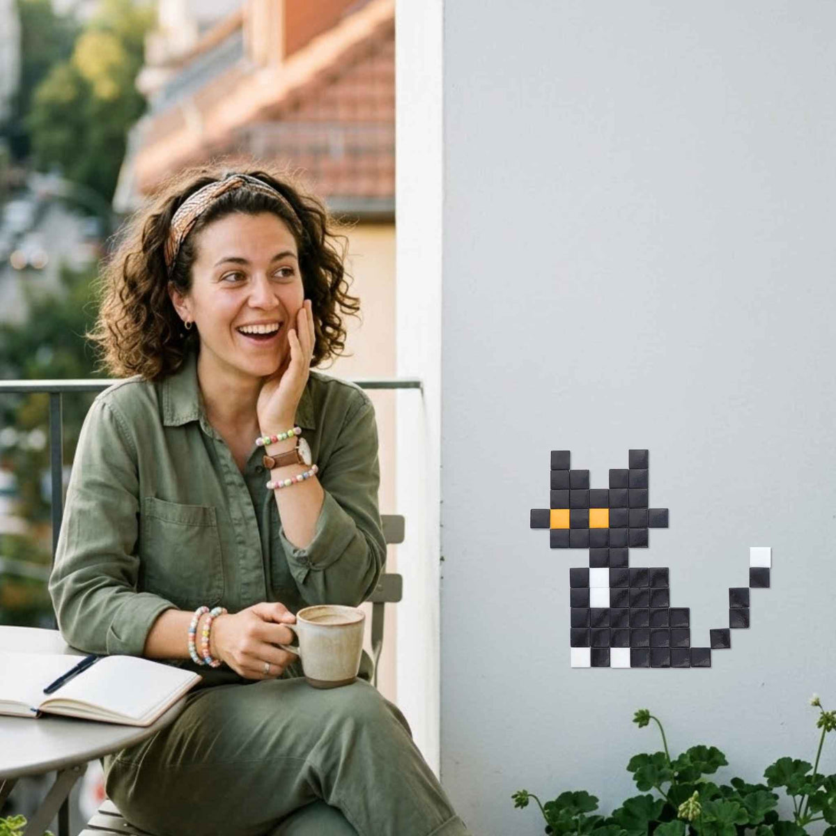 Pixel Art Kit "Le Chat" par Pixel Corner - Kits de loisirs créatifs