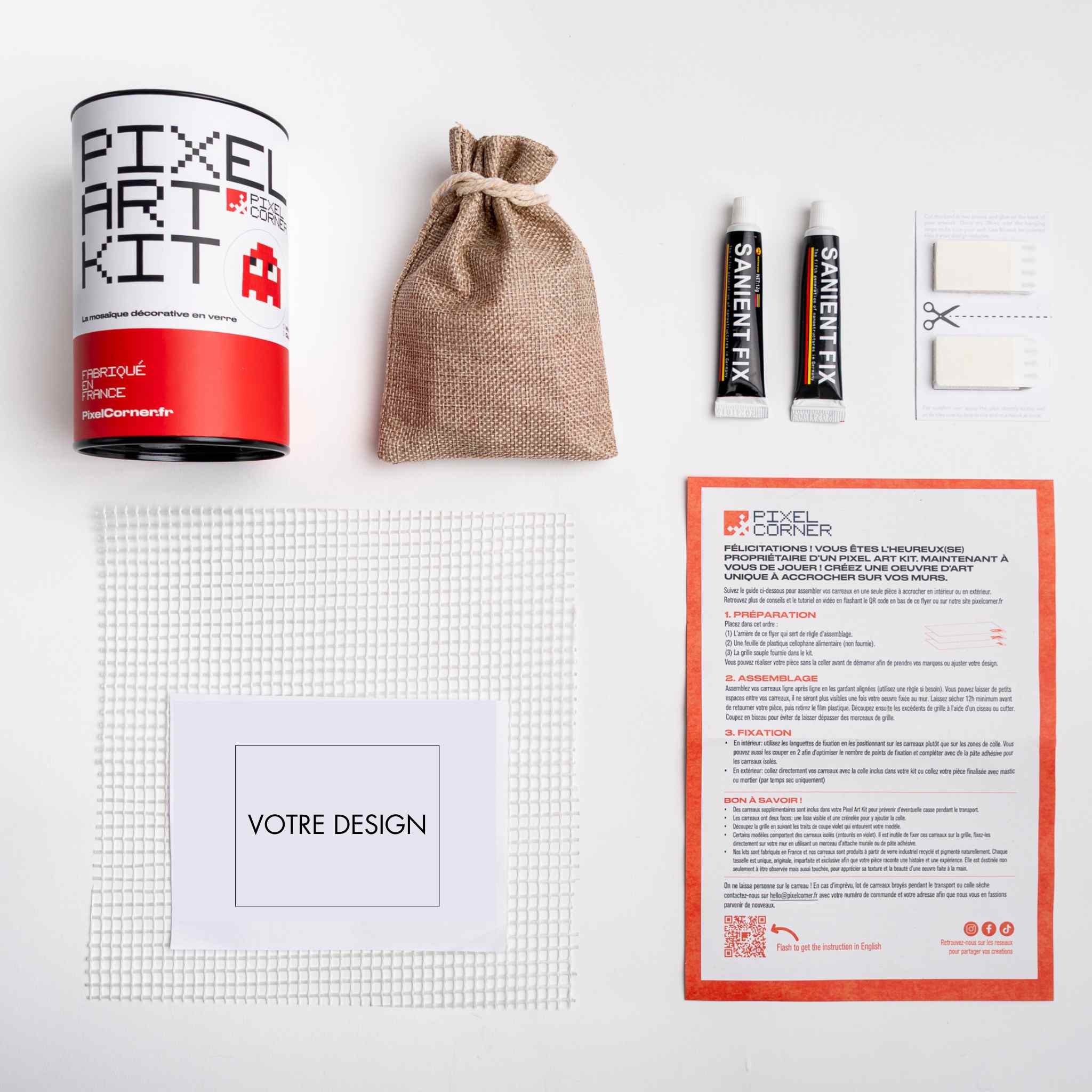 Pixel Art Kit "Le Voyageur Stellaire" - Le Petit Prince® par Pixel Corner - Kits de loisirs créatifs