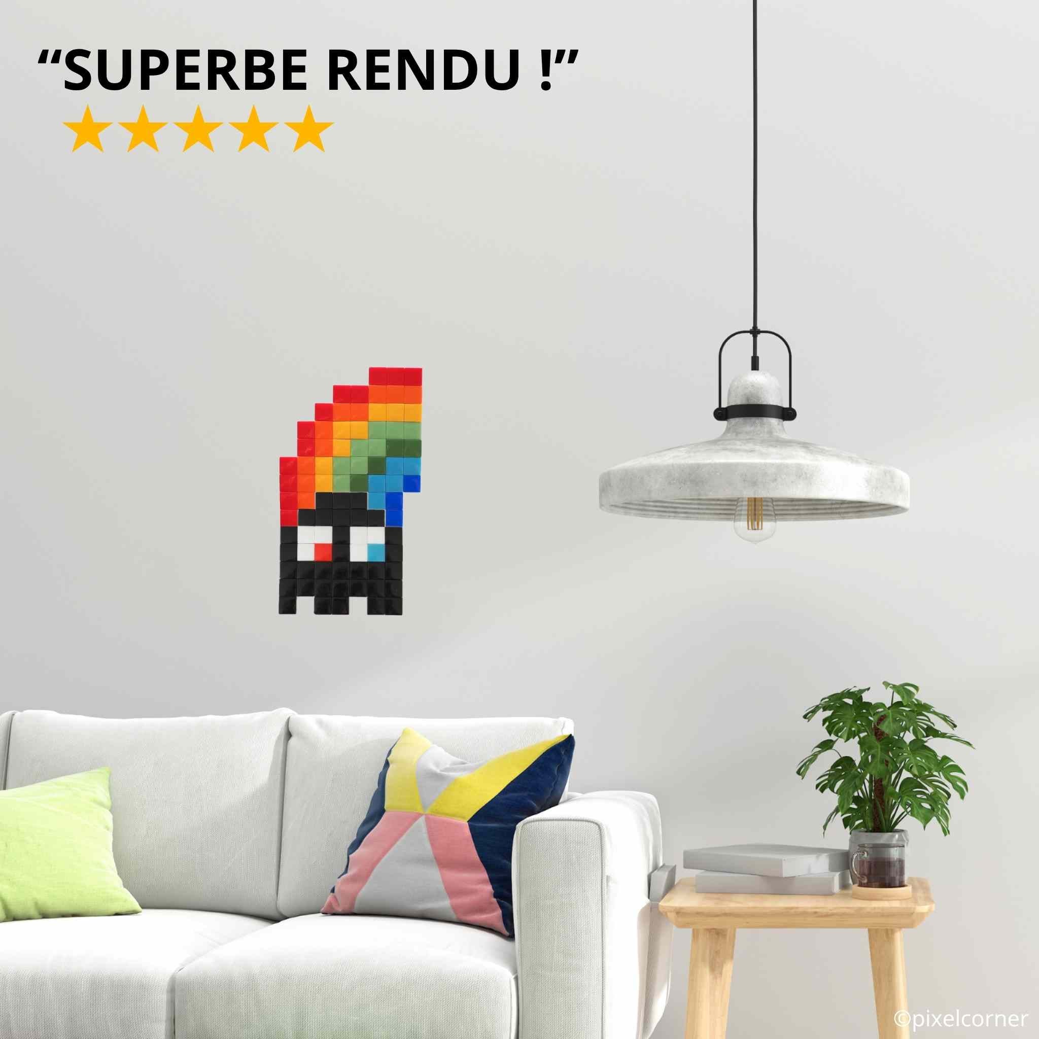 Pixel Art Kit Les Gloomie(s) "Addon - Rainbow" par Pixel Corner - Kits de loisirs créatifs