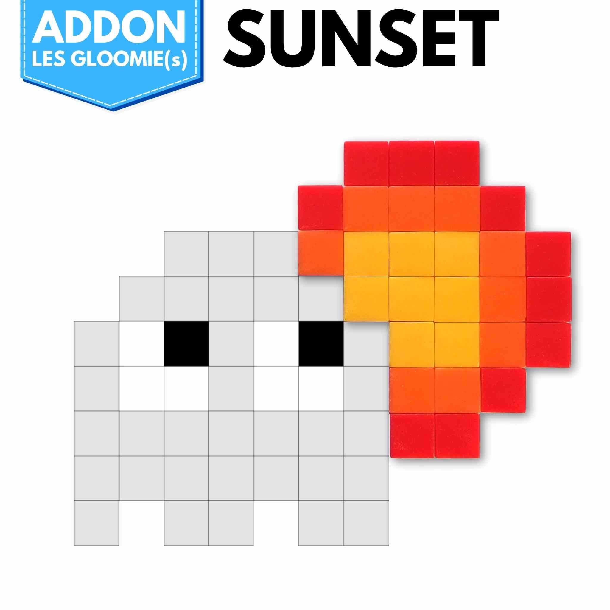 Pixel Art Kit Les Gloomie(s) "Addon - Sunset" par Pixel Corner - Kits de loisirs créatifs