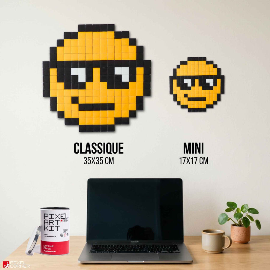 Comparaison des tailles Pixel Corner