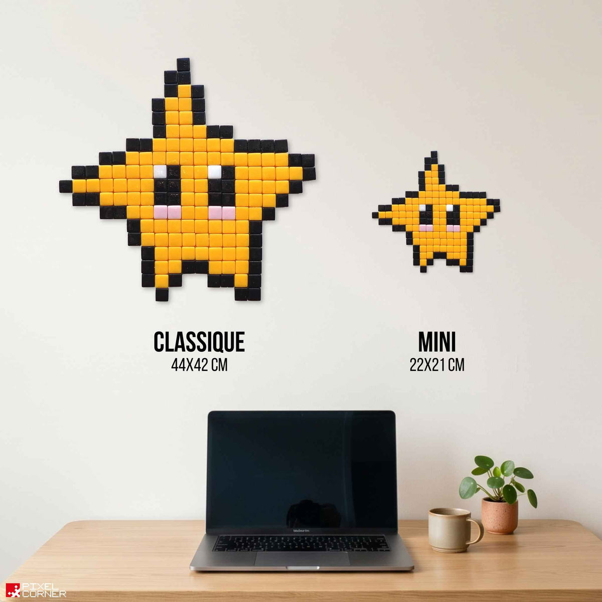 Pixel Art Kit "L'Étoile Guide" - Le Petit Prince® par Pixel Corner - Kits de loisirs créatifs