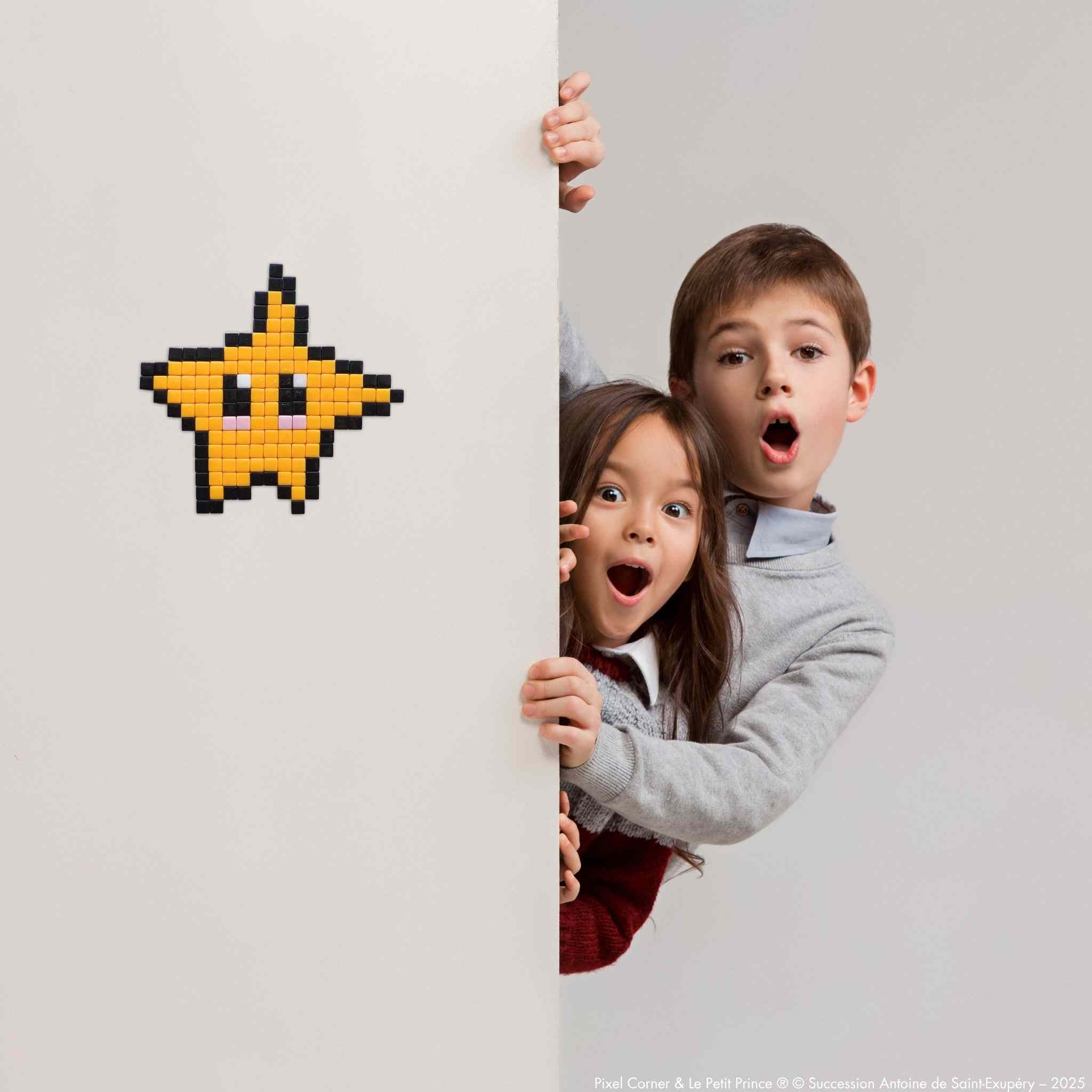 Pixel Art Kit "L'Étoile Guide" - Le Petit Prince® par Pixel Corner - Kits de loisirs créatifs