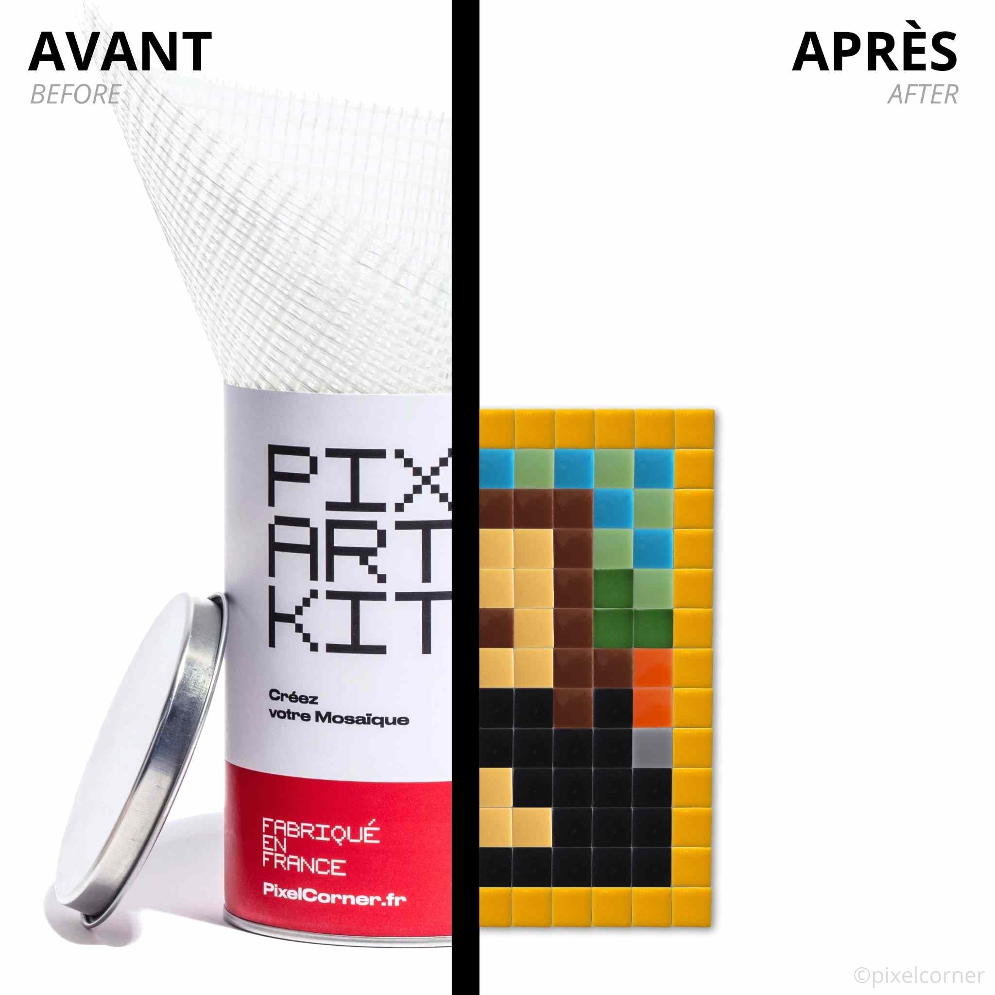 Pixel Art Kit "Lisa" par Pixel Corner - Kits de loisirs créatifs