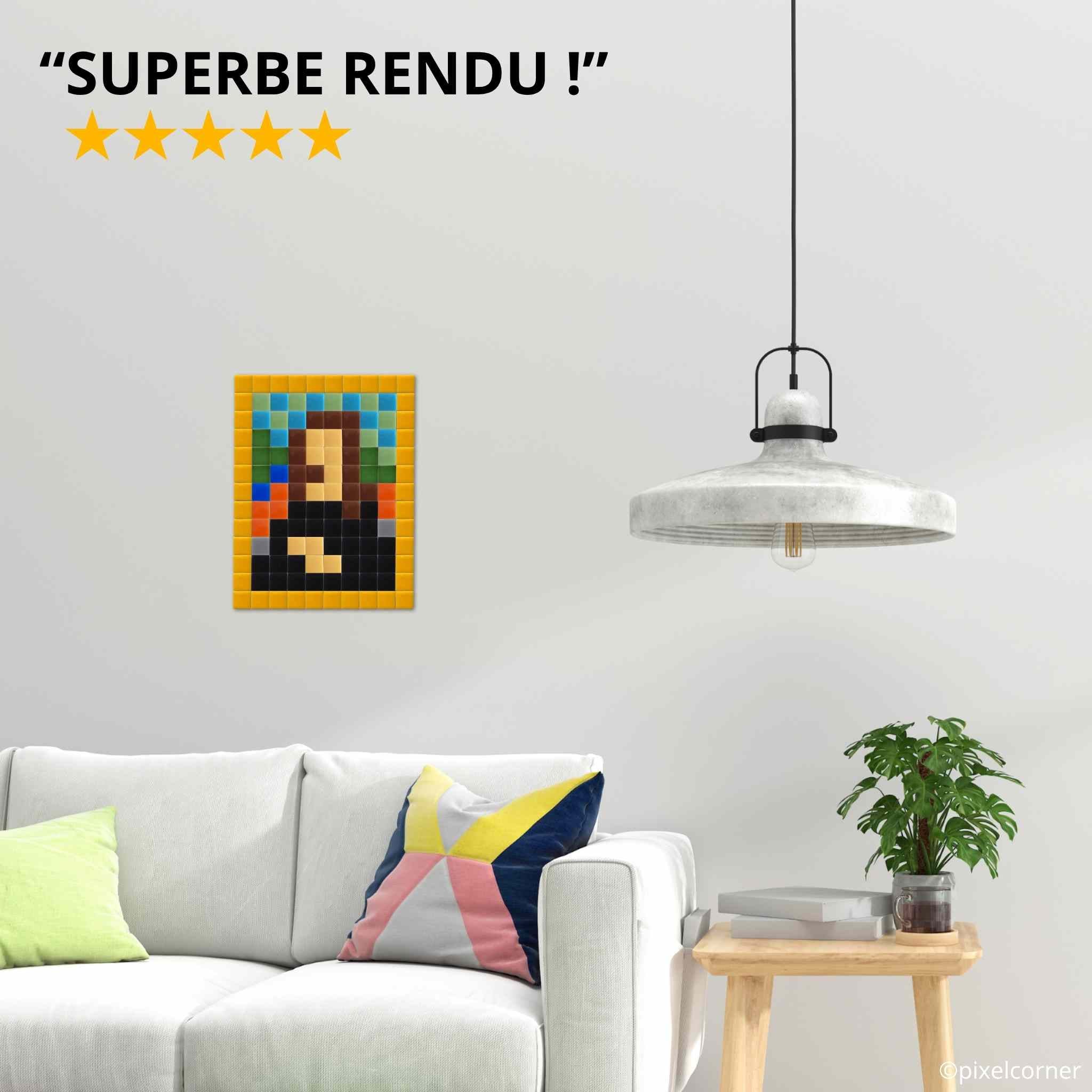 Pixel Art Kit "Lisa" par Pixel Corner - Kits de loisirs créatifs