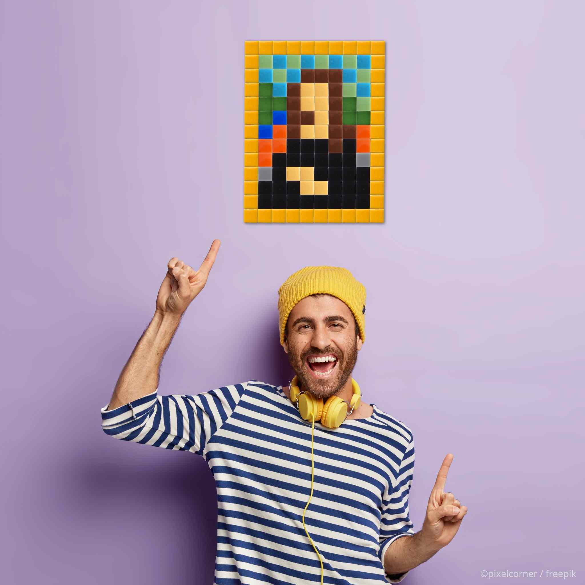 Pixel Art Kit "Lisa" par Pixel Corner - Kits de loisirs créatifs