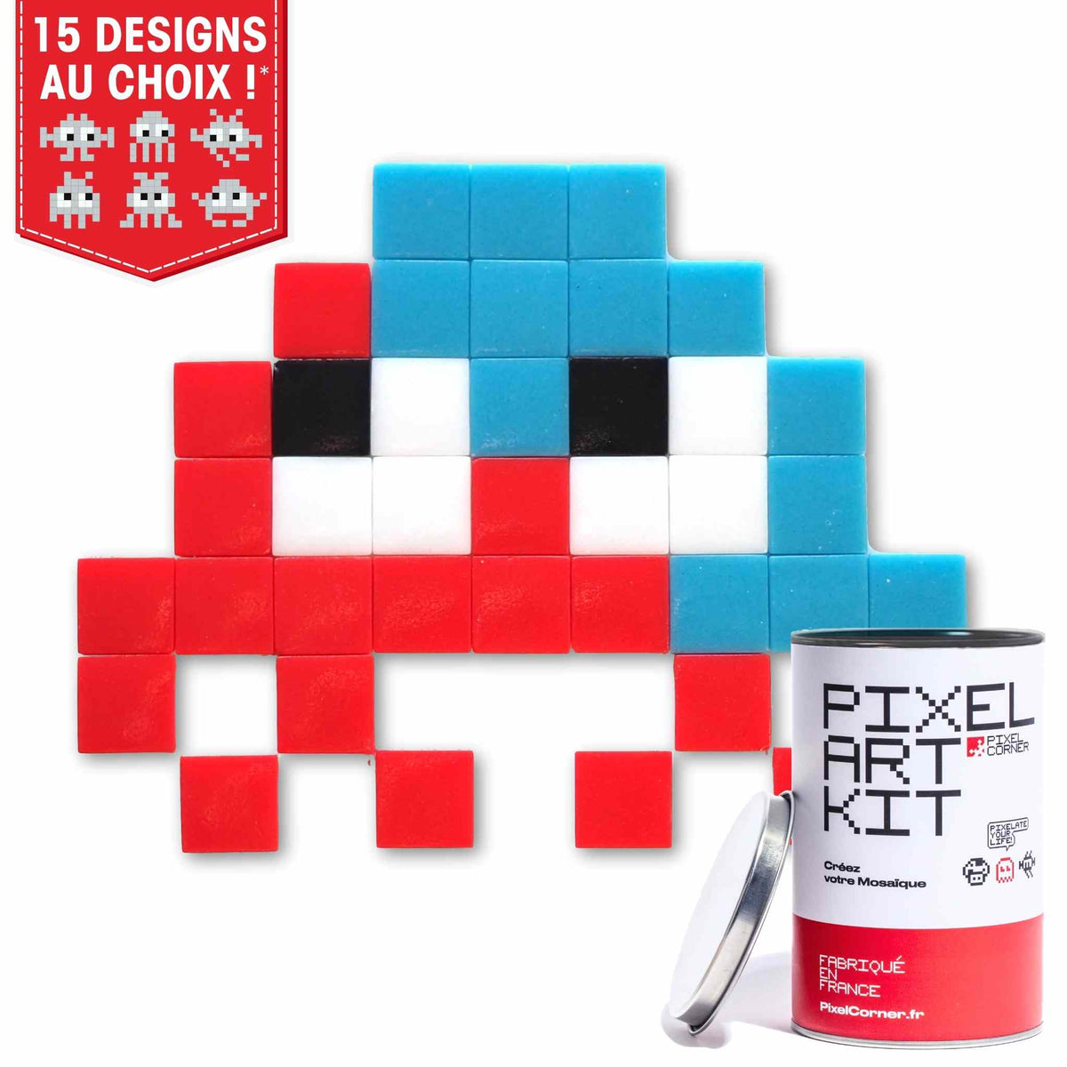Pixel Art Kit Little Alien(s) - Mosaïque Gaming Street Art DIY Pixel Art Kit Little Alien(s) - Mosaïque Gaming Street Art DIY
