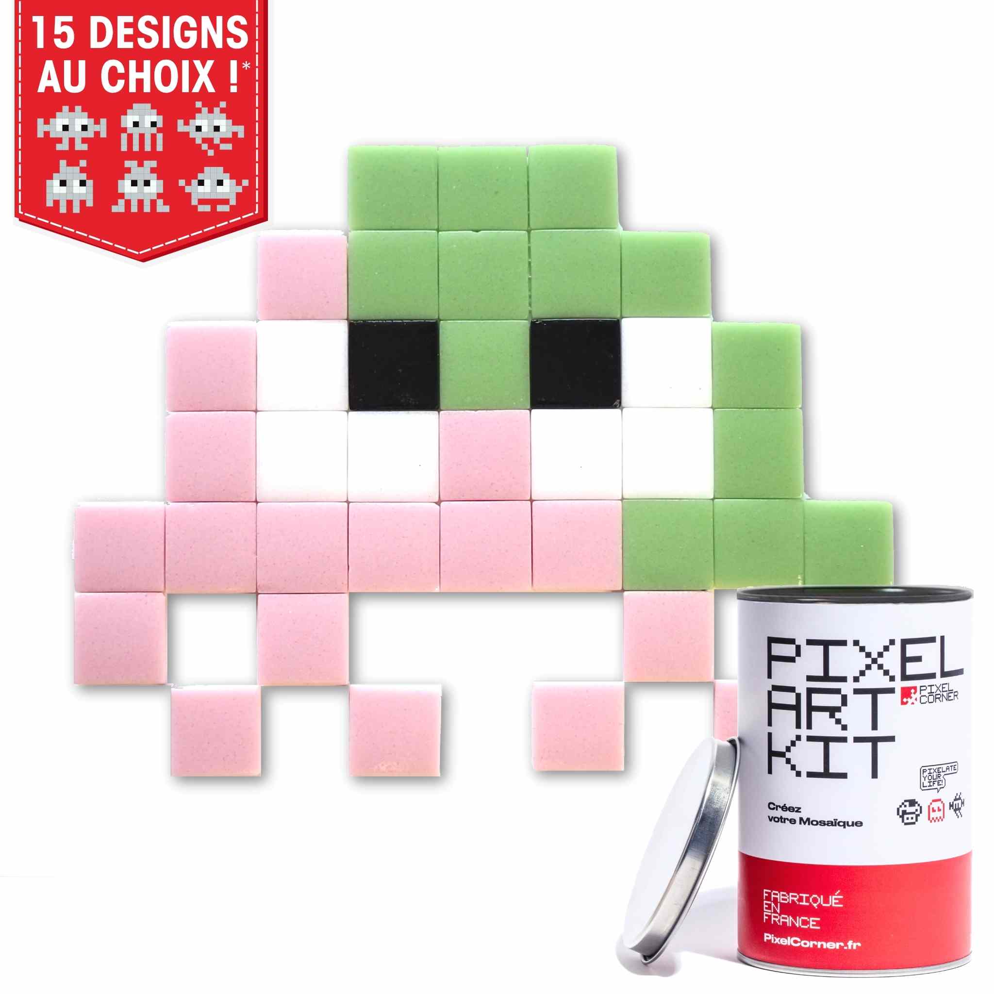 Pixel Art Kit "Little Alien(s) - DuoTone" par Pixel Corner - Kits de loisirs créatifs
