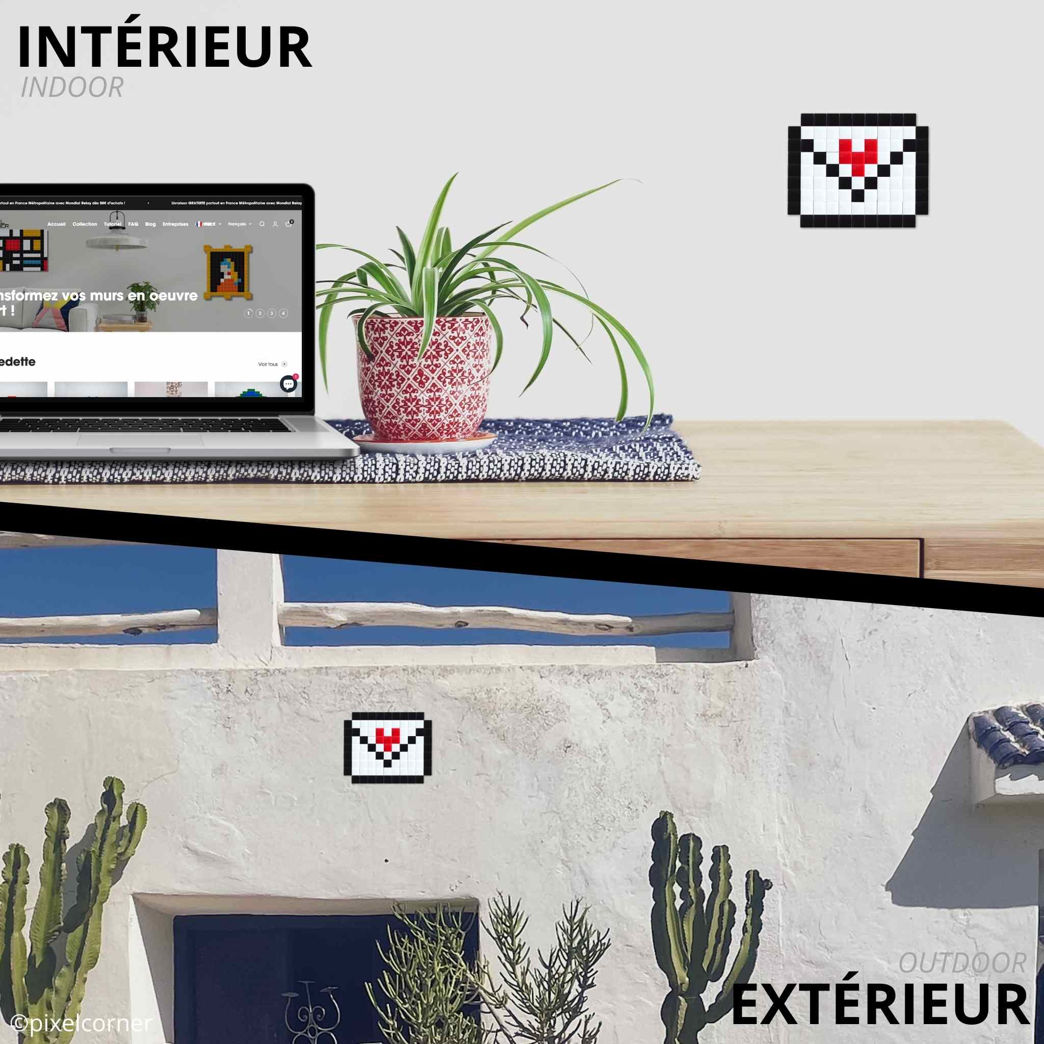 Pixel Art Kit "Love Letter" par Pixel Corner - Kits de loisirs créatifs