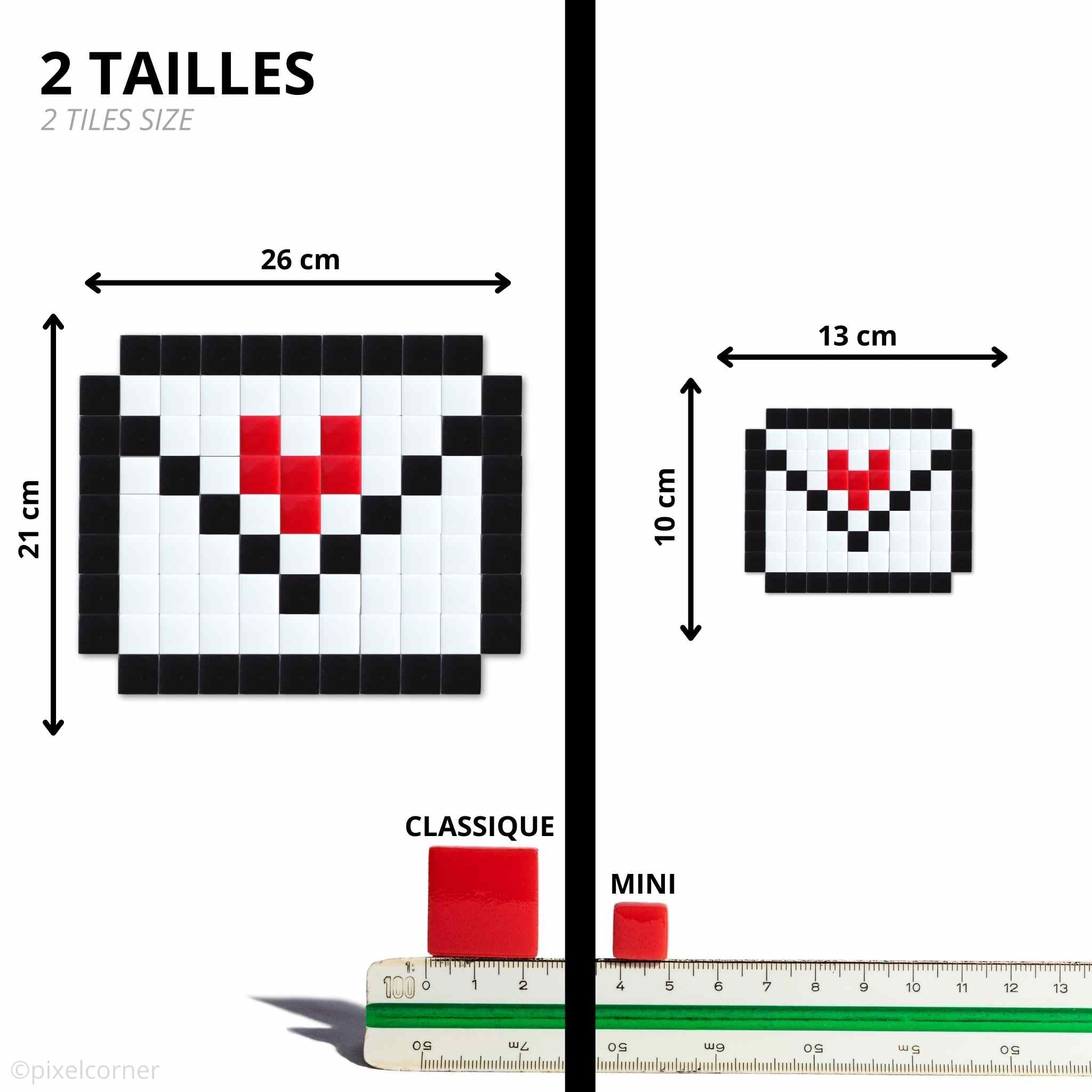 Pixel Art Kit "Love Letter" par Pixel Corner - Kits de loisirs créatifs