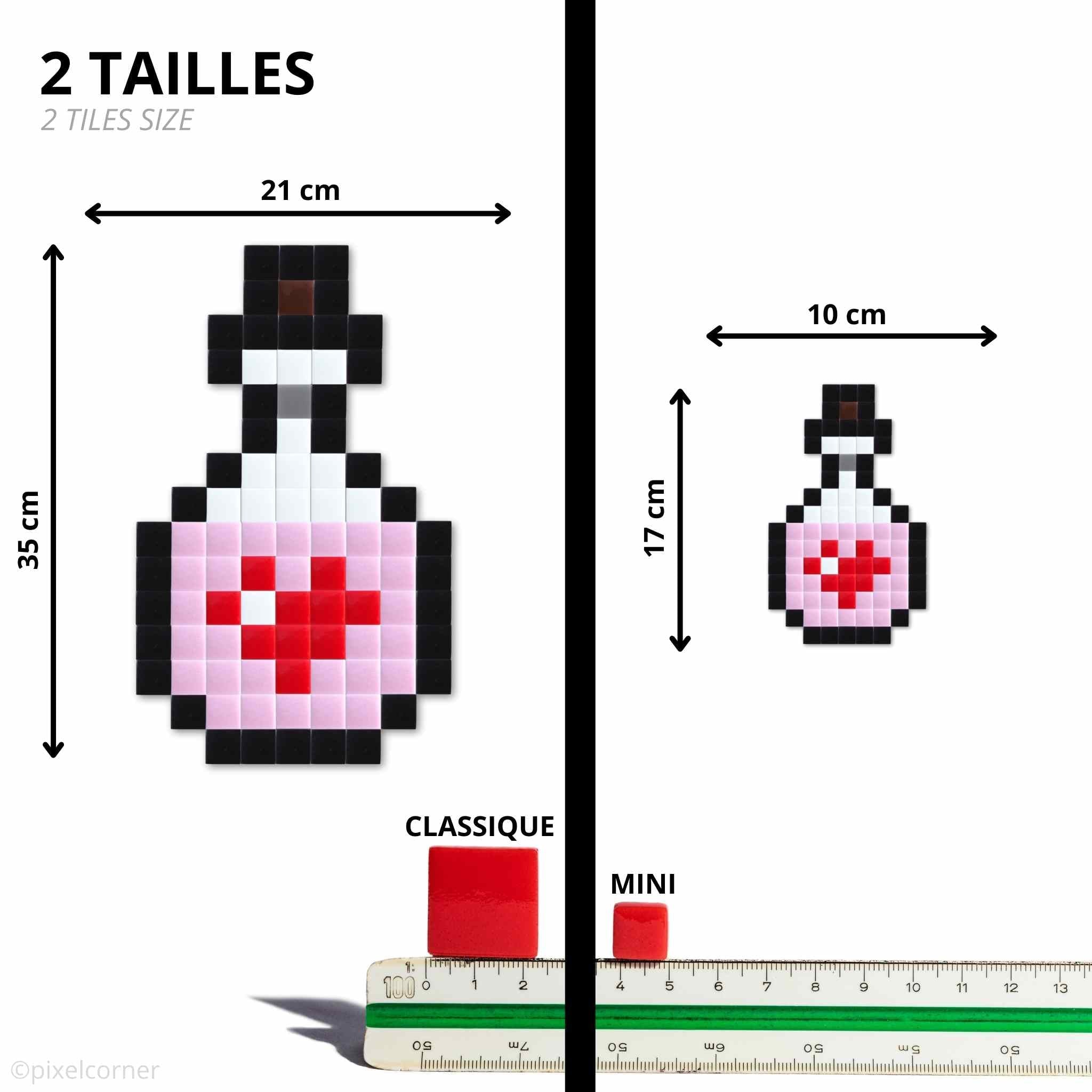 Pixel Art Kit "Love Potion" par Pixel Corner - Kits de loisirs créatifs